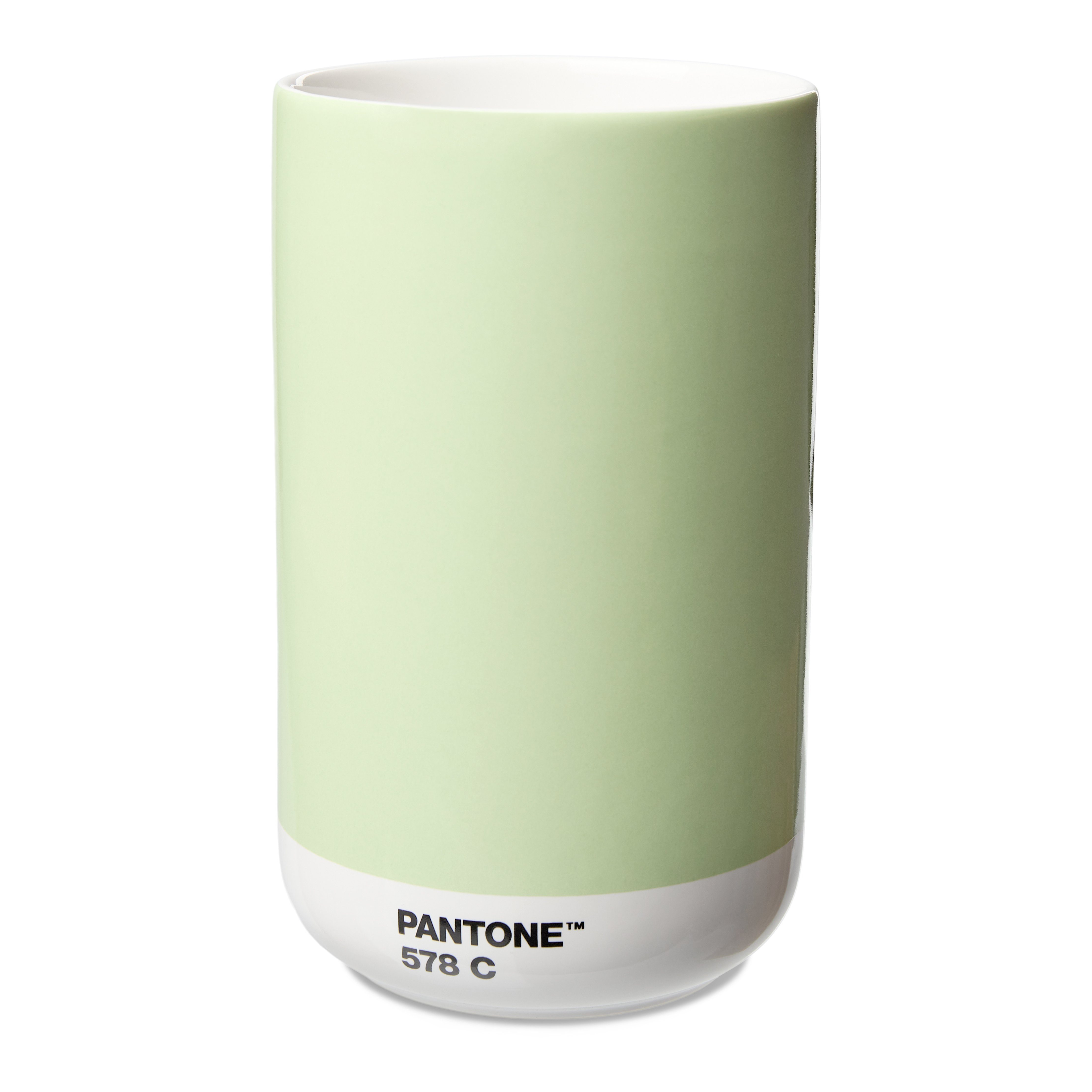 Light 500ml PANTONE 578C Porzellan in Dekovase Vase, Geschenkbox, Mini Green