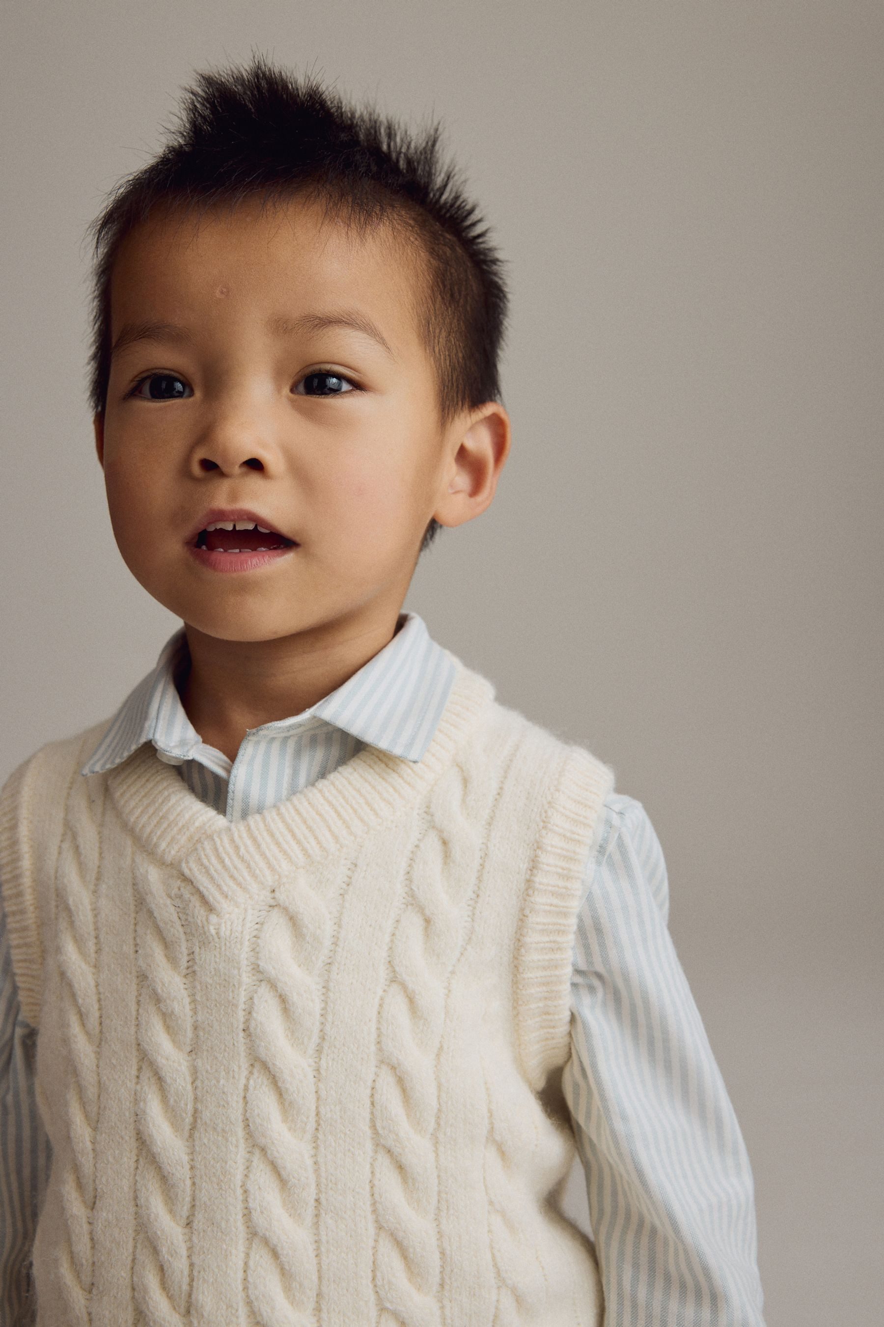 Next Vest & Shirt Knitted vest and shirt in a set (2 pieces)