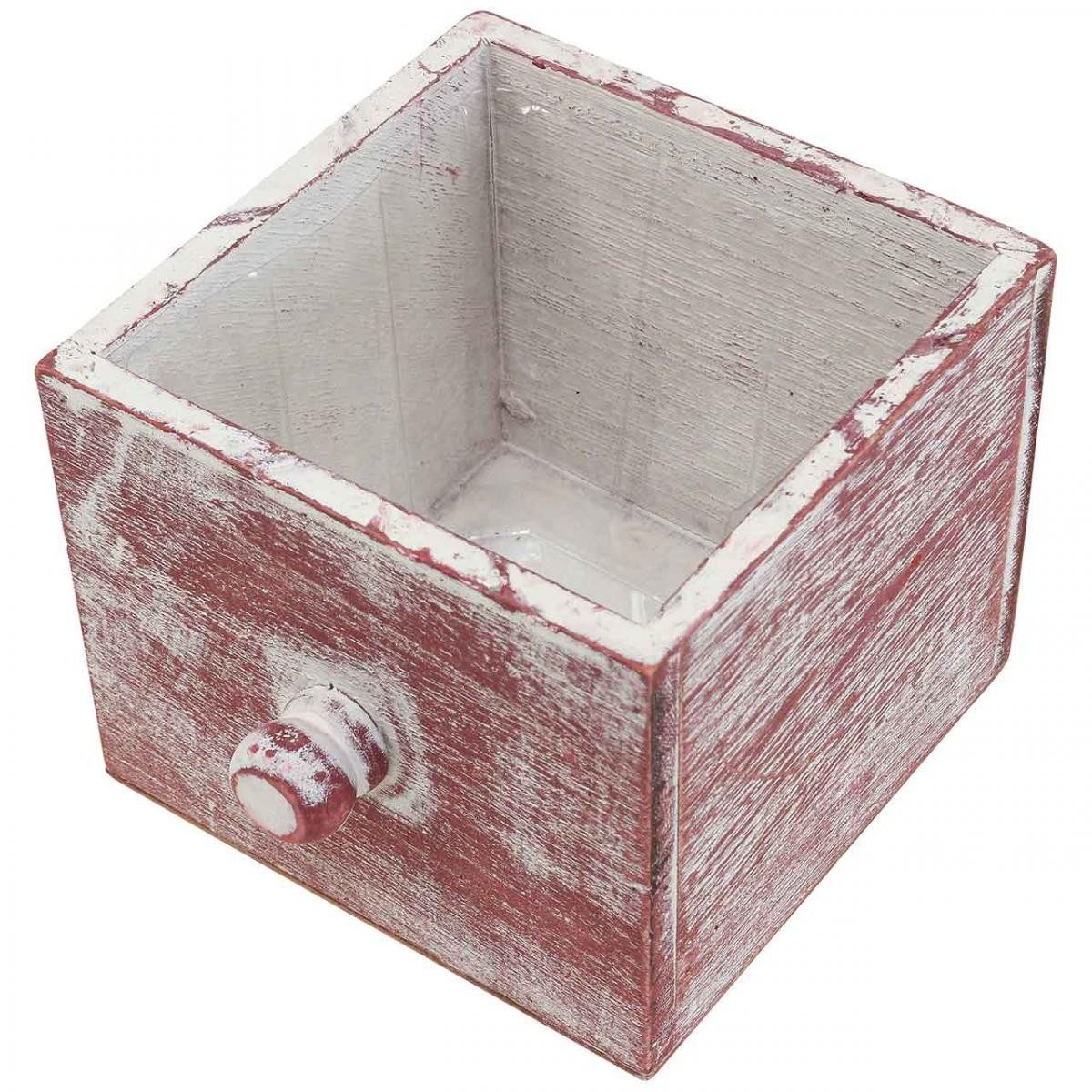 Florists Products Dekokorb Deko-Pflanzkasten Holz im Vintage Stil für kreative