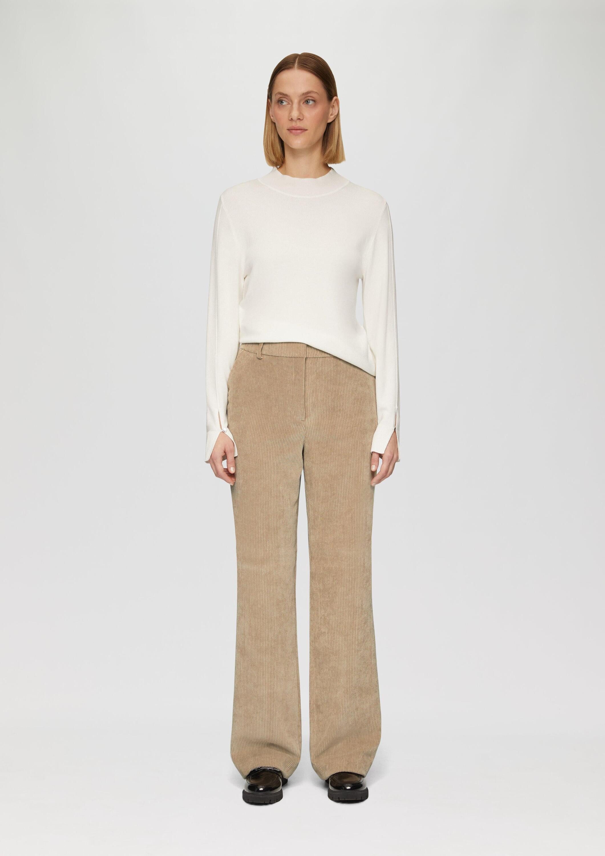 s.Oliver Chinos Hose Wide-Leg-Hose aus Cord günstig online kaufen