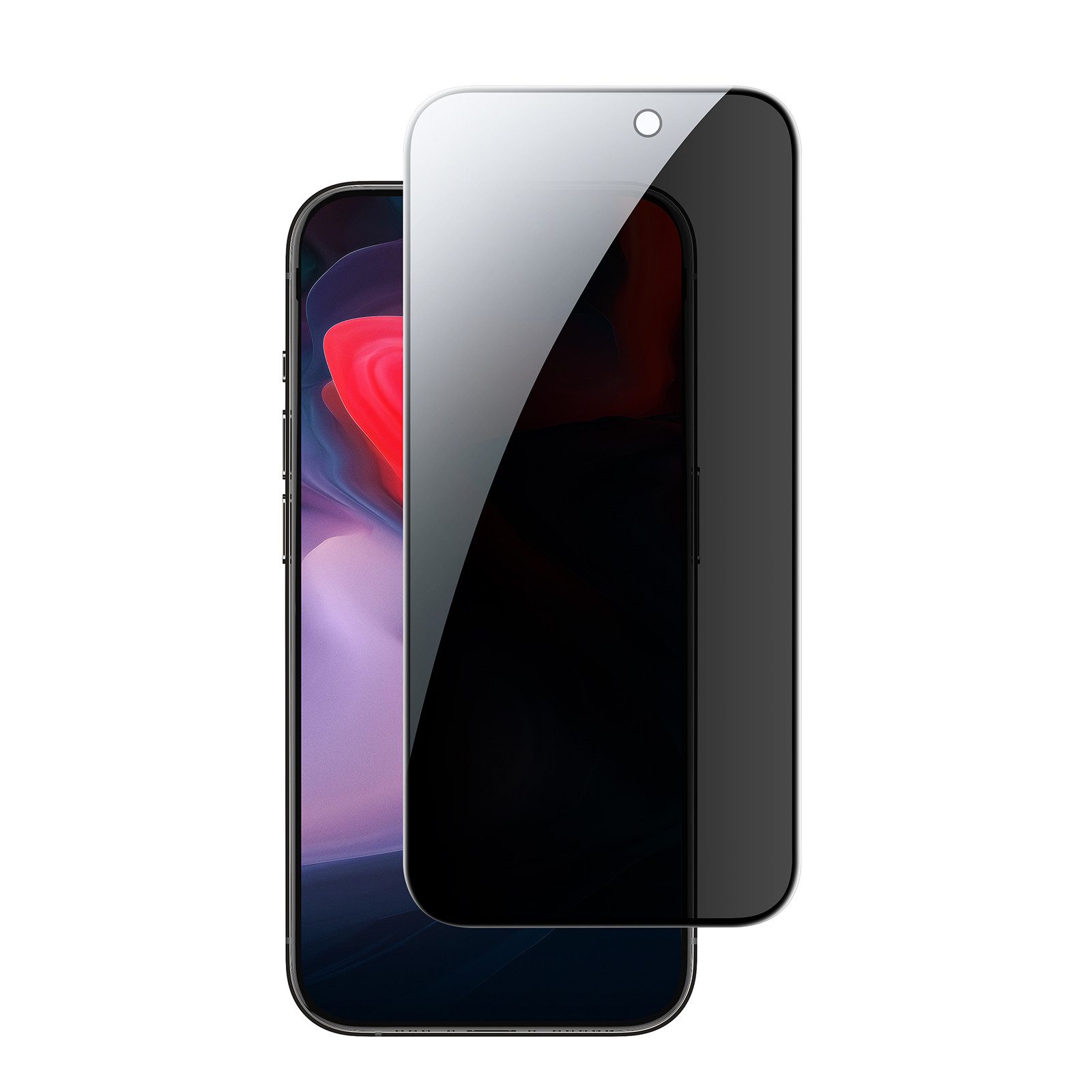 ESR Displayschutzglas Tempered-Glass Privacy Displayschutz für iPhone 15 Pro, SGS-Militärstandards (MIL-STD-810H 516.8)