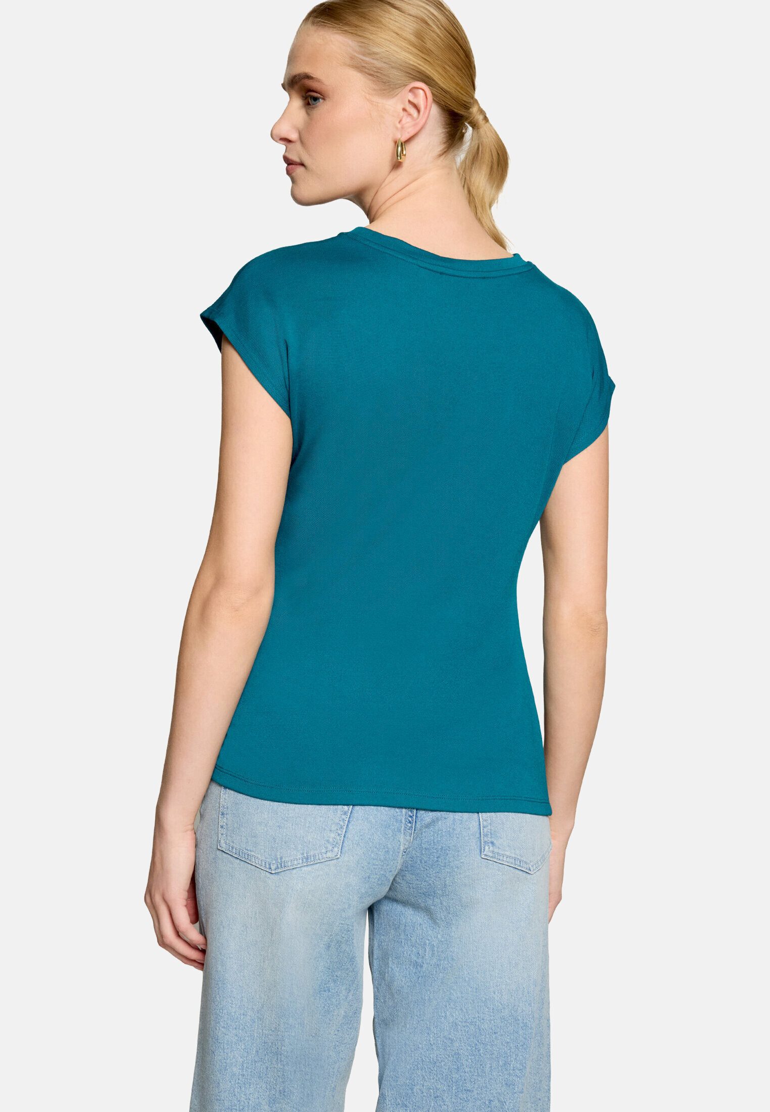 Zero Kurzarmshirt Damen kurzarm (1-tlg) Material