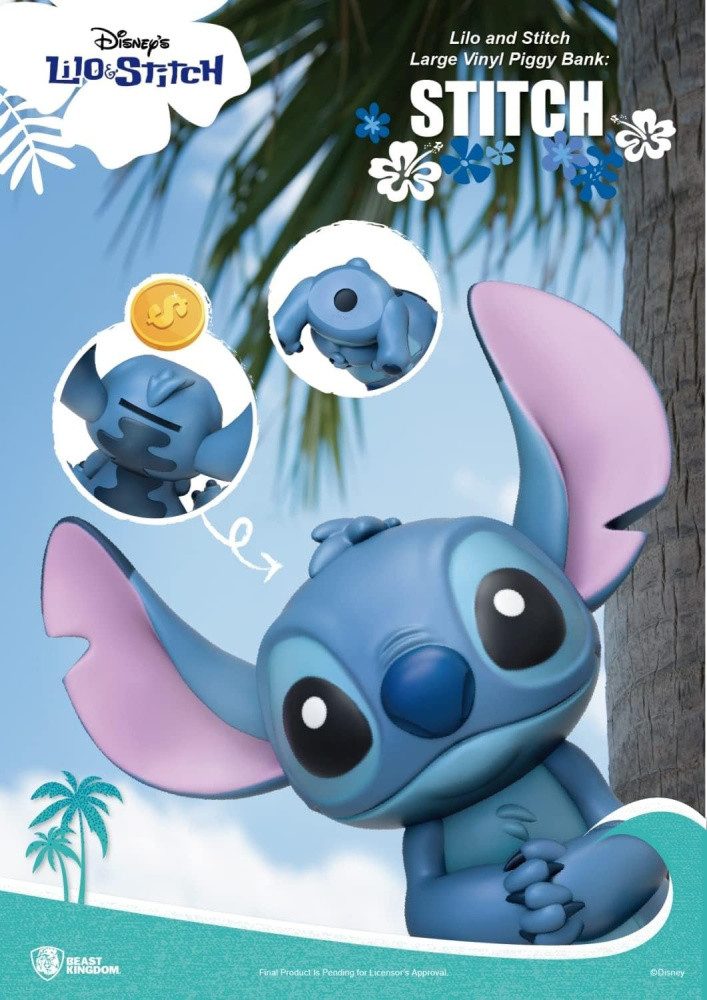 Beast Kingdom Toys Spardose Disney Lilo & Stitch XXL Spardose "Piggy" - 40 cm Vinyl Figur