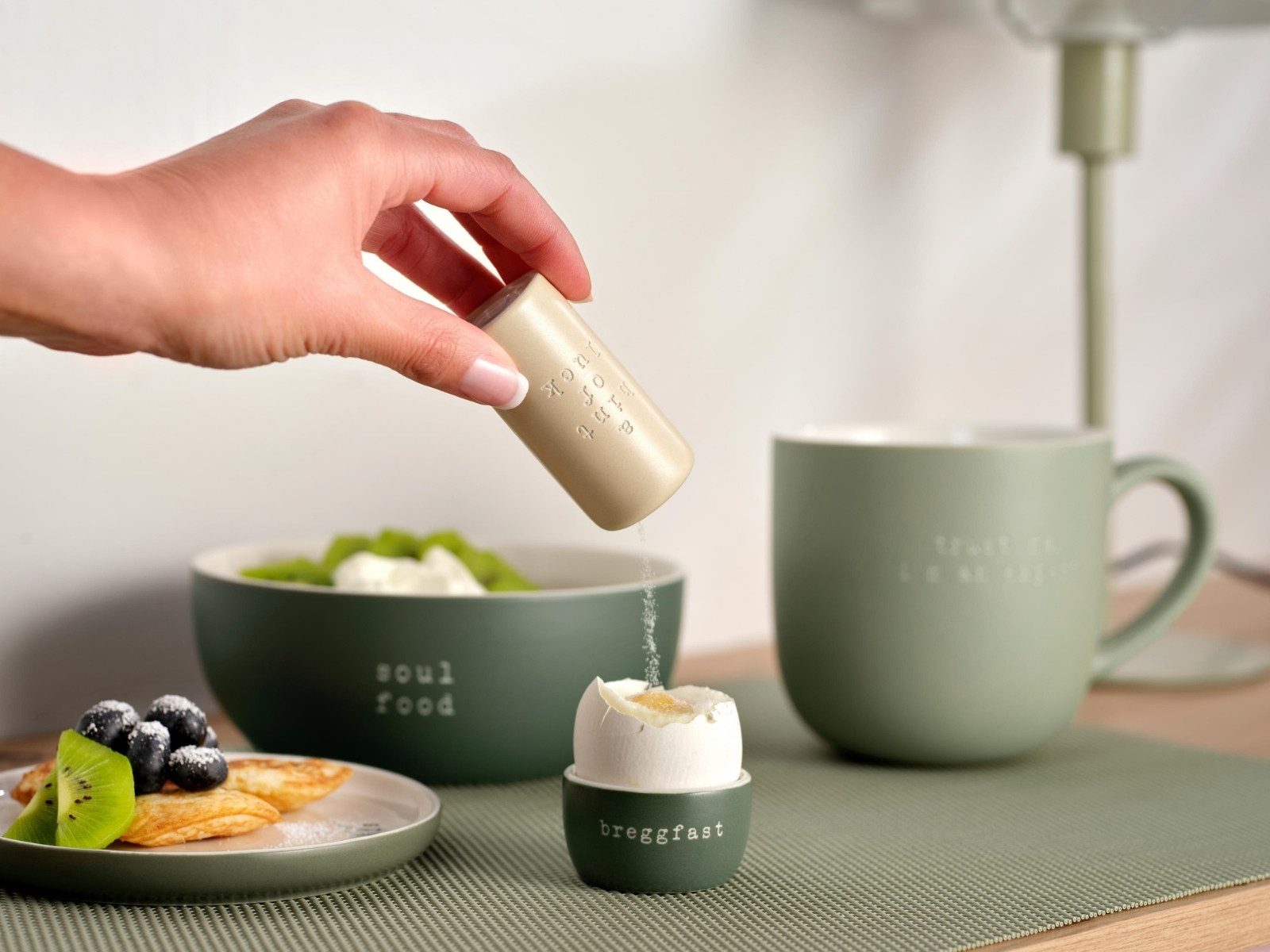 ASA SELECTION Schale hey! Schale soul food 16cm, New Bone China, (Schalen & Schüsseln)