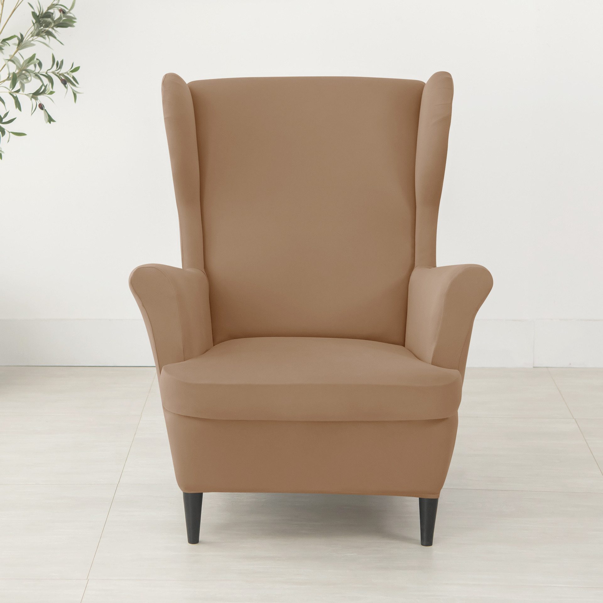 Coonoor Sesselhusse Ohrensesselbezüge, Ohrensessel-Bezug mit elastischem Ba günstig online kaufen