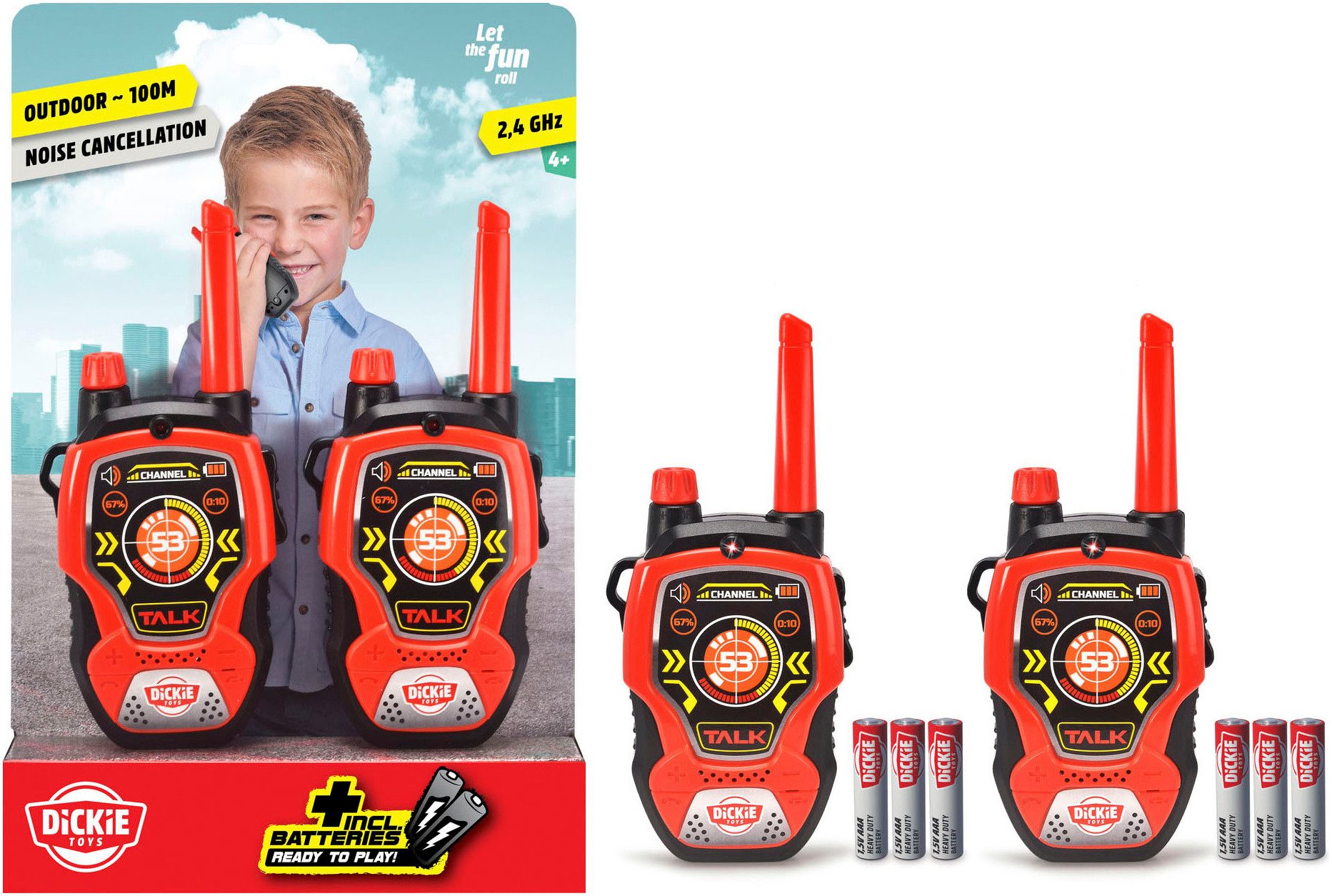 Dickie Toys Walkie Talkie Fun, (Set, 2-St)