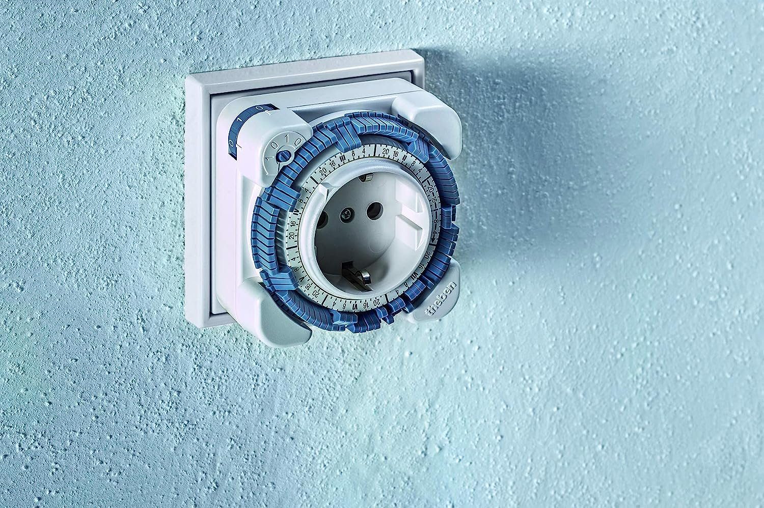 theben Zeitschaltuhr timer 26, 3er-Pack 0260030 Steckdose, Direktwahltasten, Tagesprogramm, für Aquarium/Terrarium, Beleuchtung, 3er Pack, innen