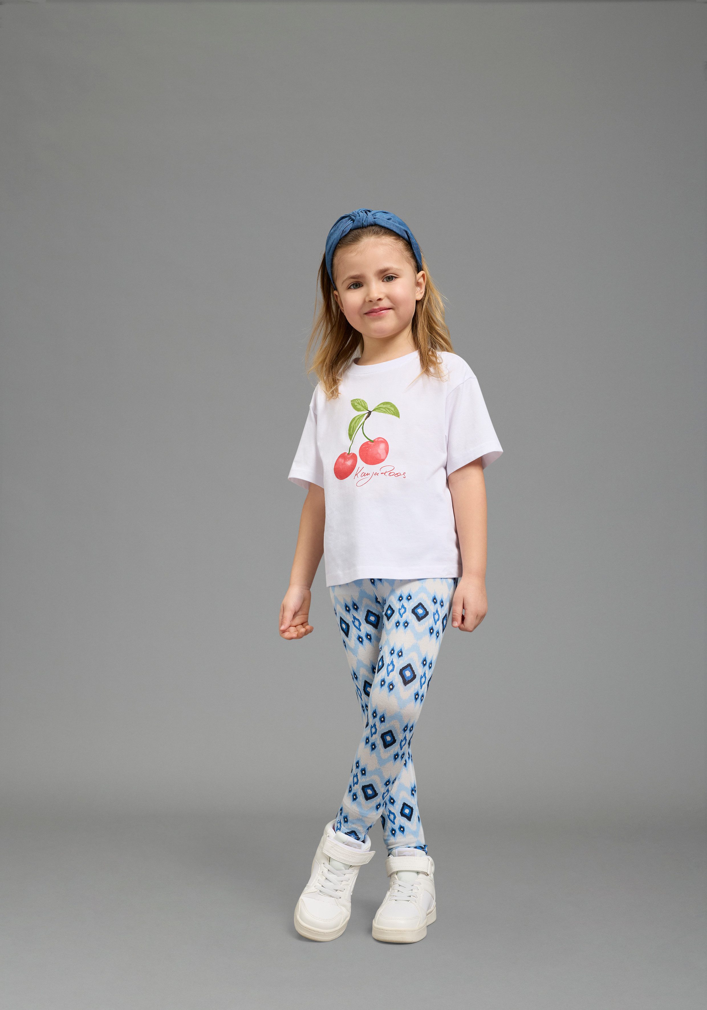 KangaROOS T-Shirt Kangaroos 2er Pack T-Shirts mit Kirschen- und Zitronenprint (Packung, 2-tlg., 2) modischer Stil, Kurzarm, mit trendigen Drucken und Logodruck – Bild 5 von 5