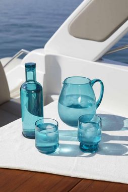 Marine Business Longdrinkglas Wasserglas Set 6 Stück, unzerbrechlich - Bahamas Turquoise, Ecozen
