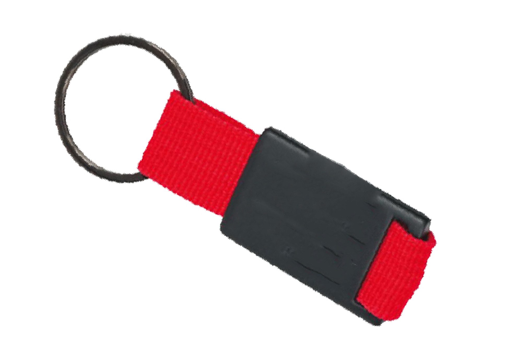 Best Offer Schlüsselanhänger Schlüsselanhänger / mit Nylonband / Farbe: schwarz-rot