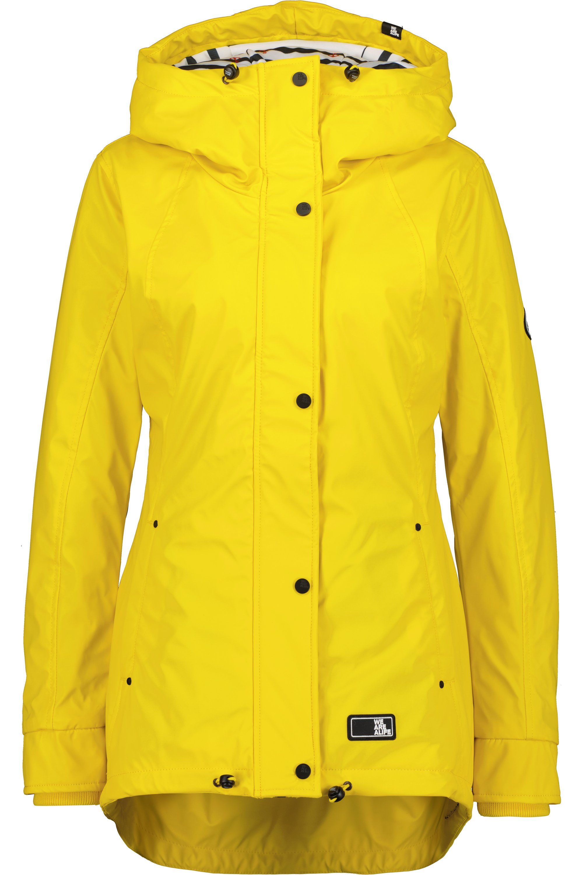 Alife & Kickin Kurzjacke ElmaAK citron Damen Übergangsjacke Kurzjacke, A Rainstyle Jacket