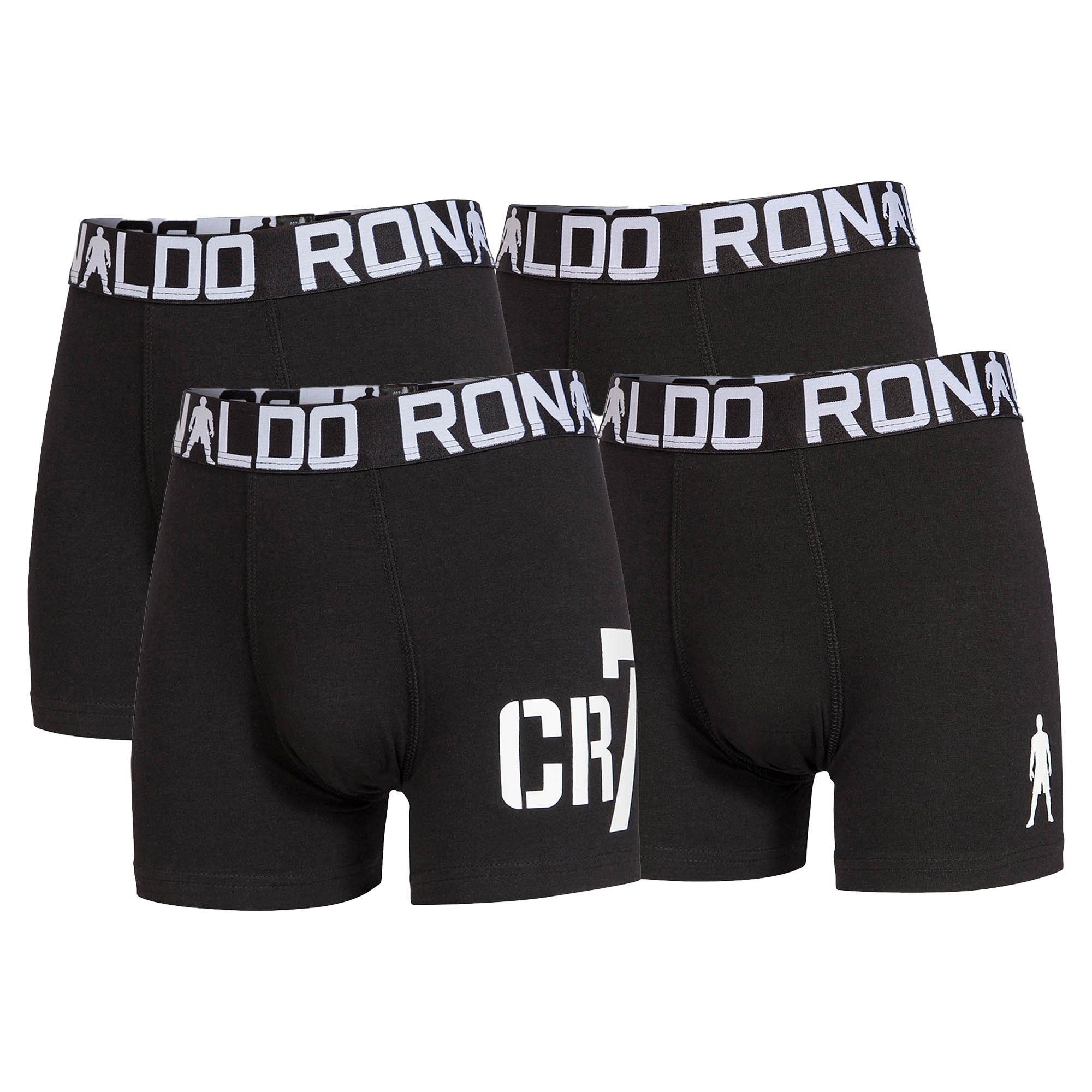 CR7 Boxer Jungen Boxershort 4er Pack Baumwolle (Packung, 4er Pack)