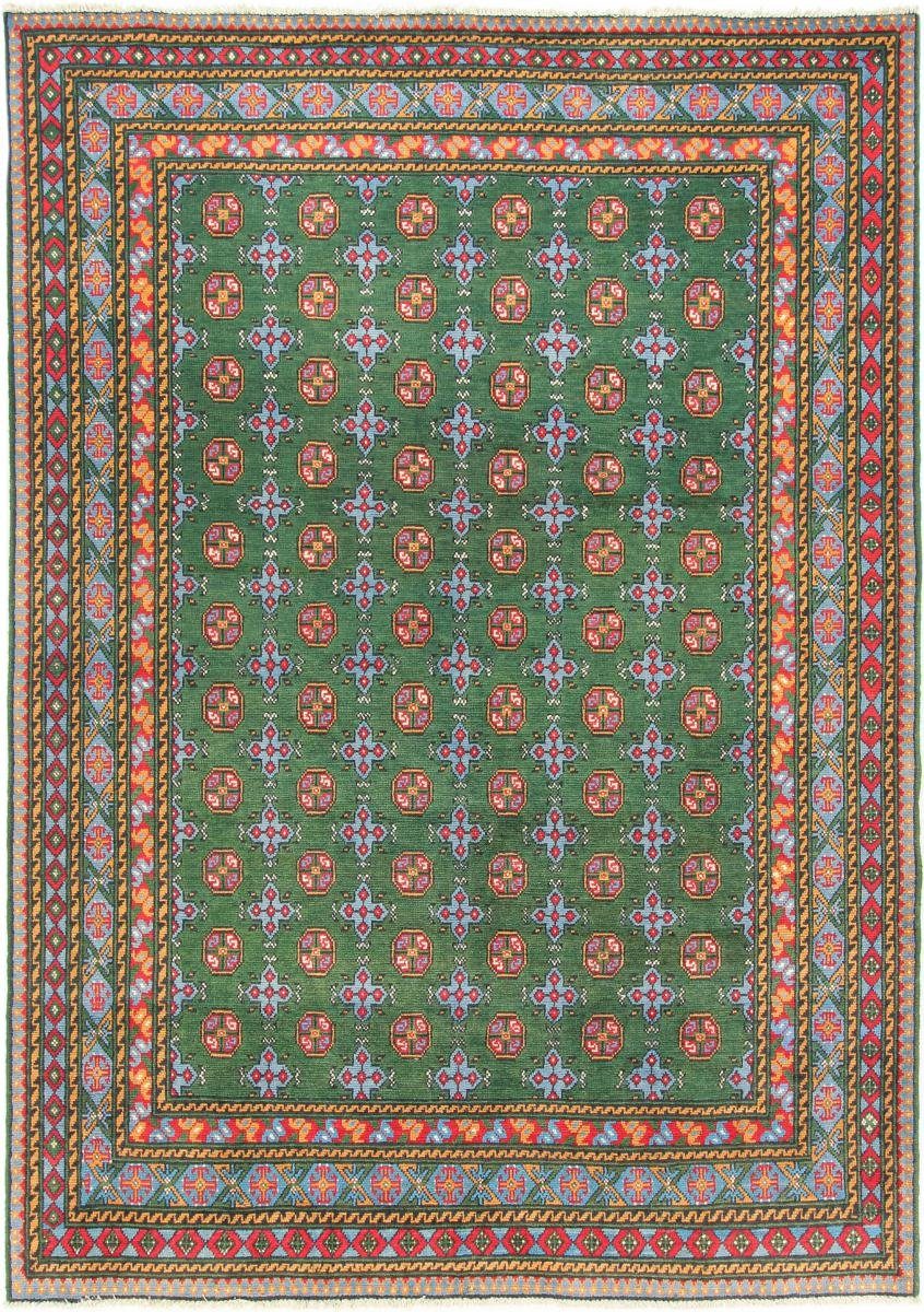 Orientteppich Afghan Akhche 206x293 Handgeknüpfter Orientteppich, Nain Trading, rechteckig, Höhe: 6 mm