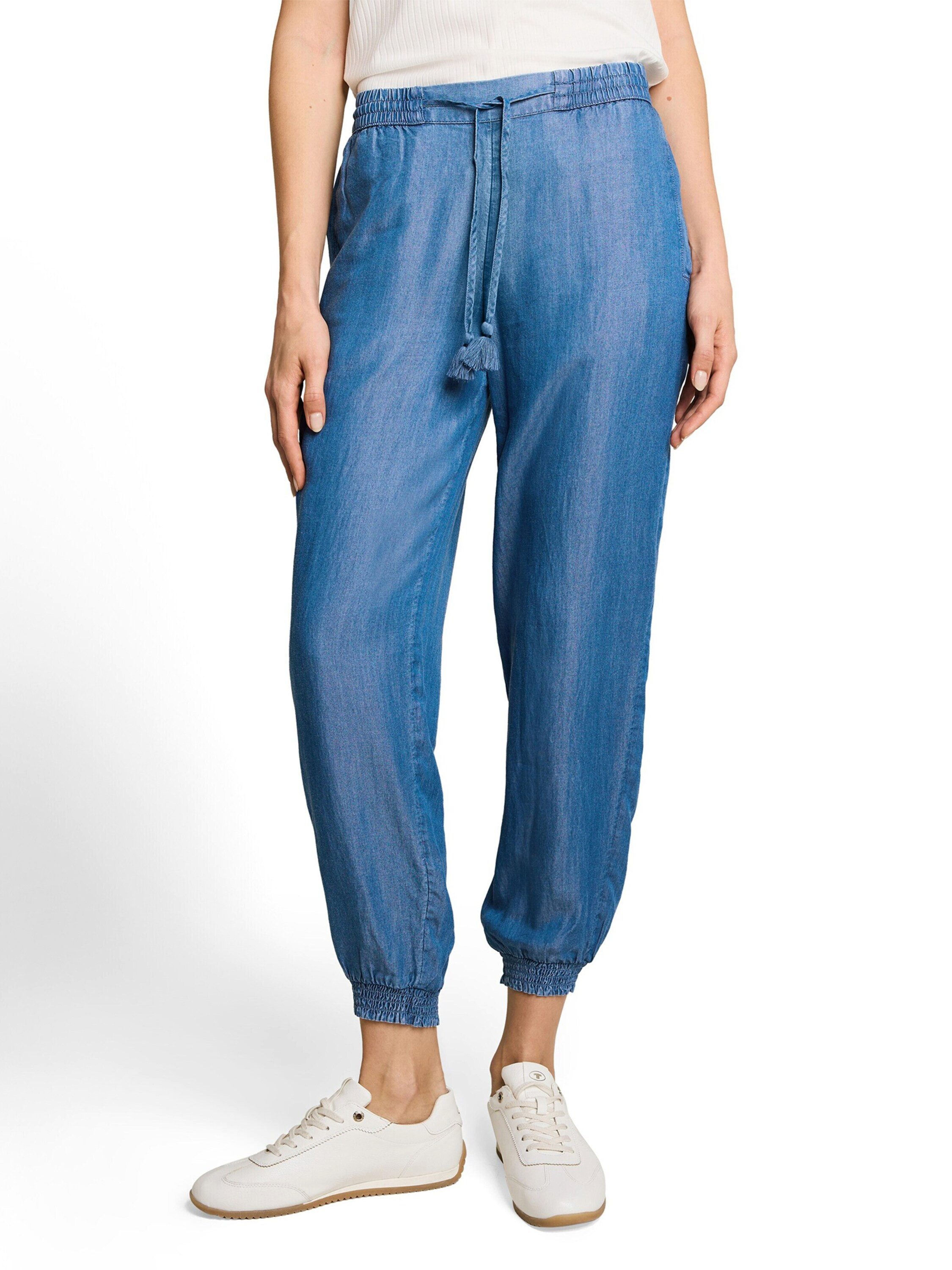 TOM TAILOR 7/8-Jeans (1-tlg) Drapiert/gerafft