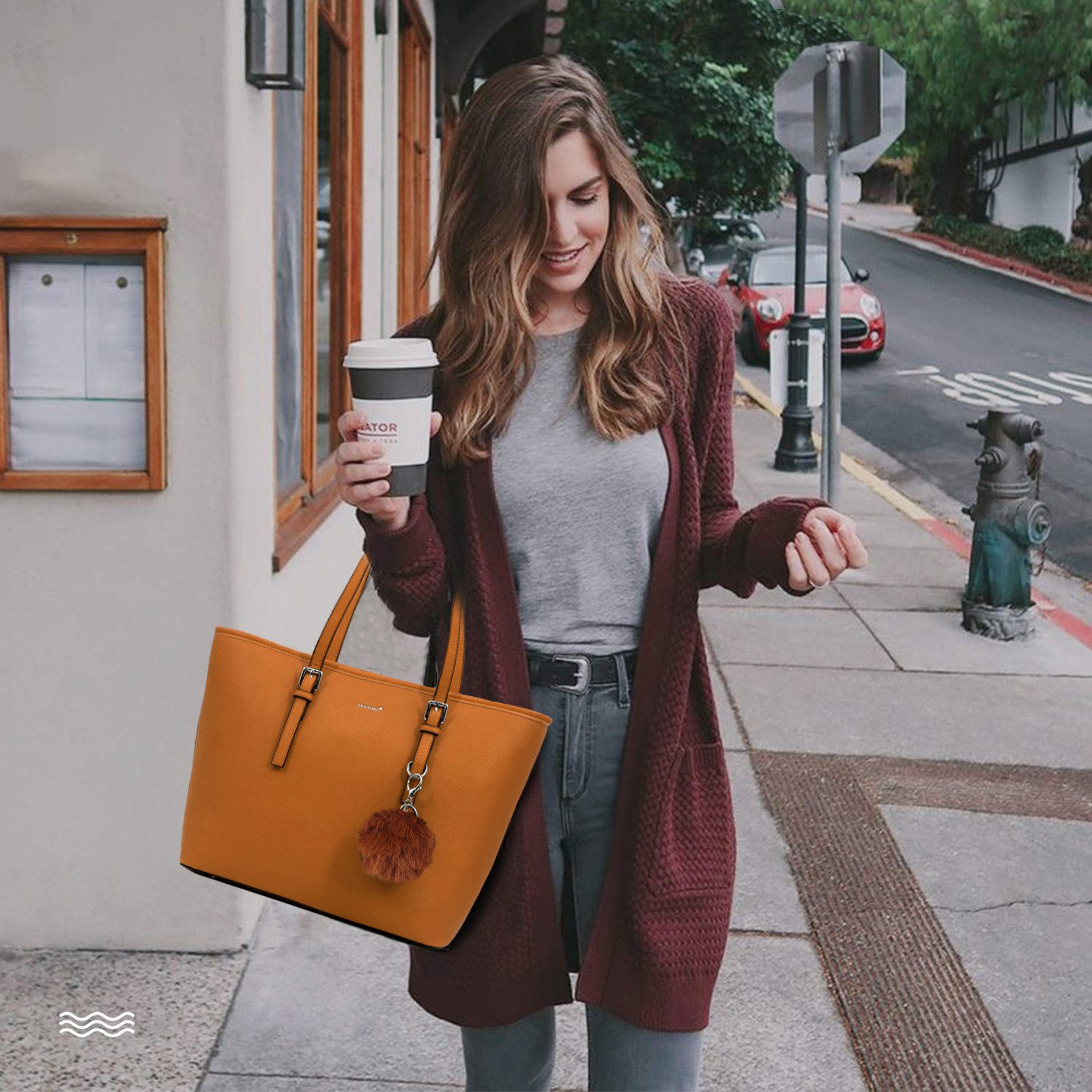 TAN.TOMI Shopper Damen Shopper Klassisch Elegante Handtasche Henkeltasche S günstig online kaufen
