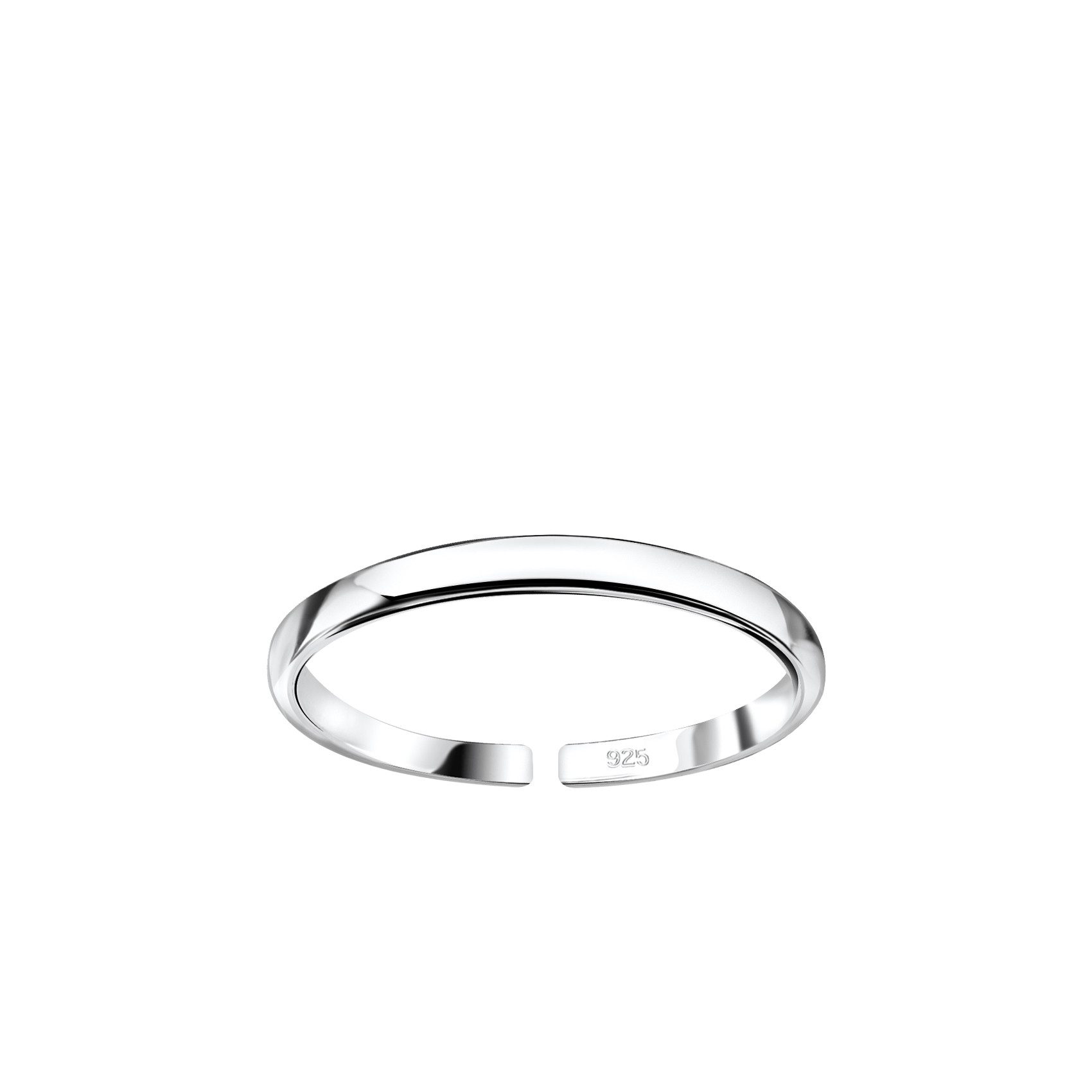 Monkimau Zehenring Schlichter Zehenring 925 Silber