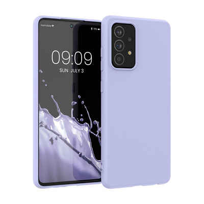 kwmobile Handyhülle Hülle für Samsung Galaxy A52 / A52 5G / A52s 5G, Hülle Silikon - Soft Handyhülle - Handy Case Cover - Pastell Lavendel