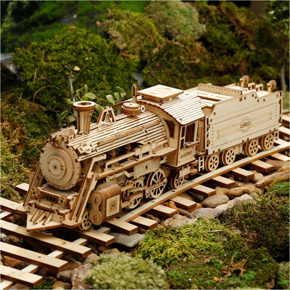 Prime 308 Puzzleteile ROKR Express, 3D-Puzzle Steam