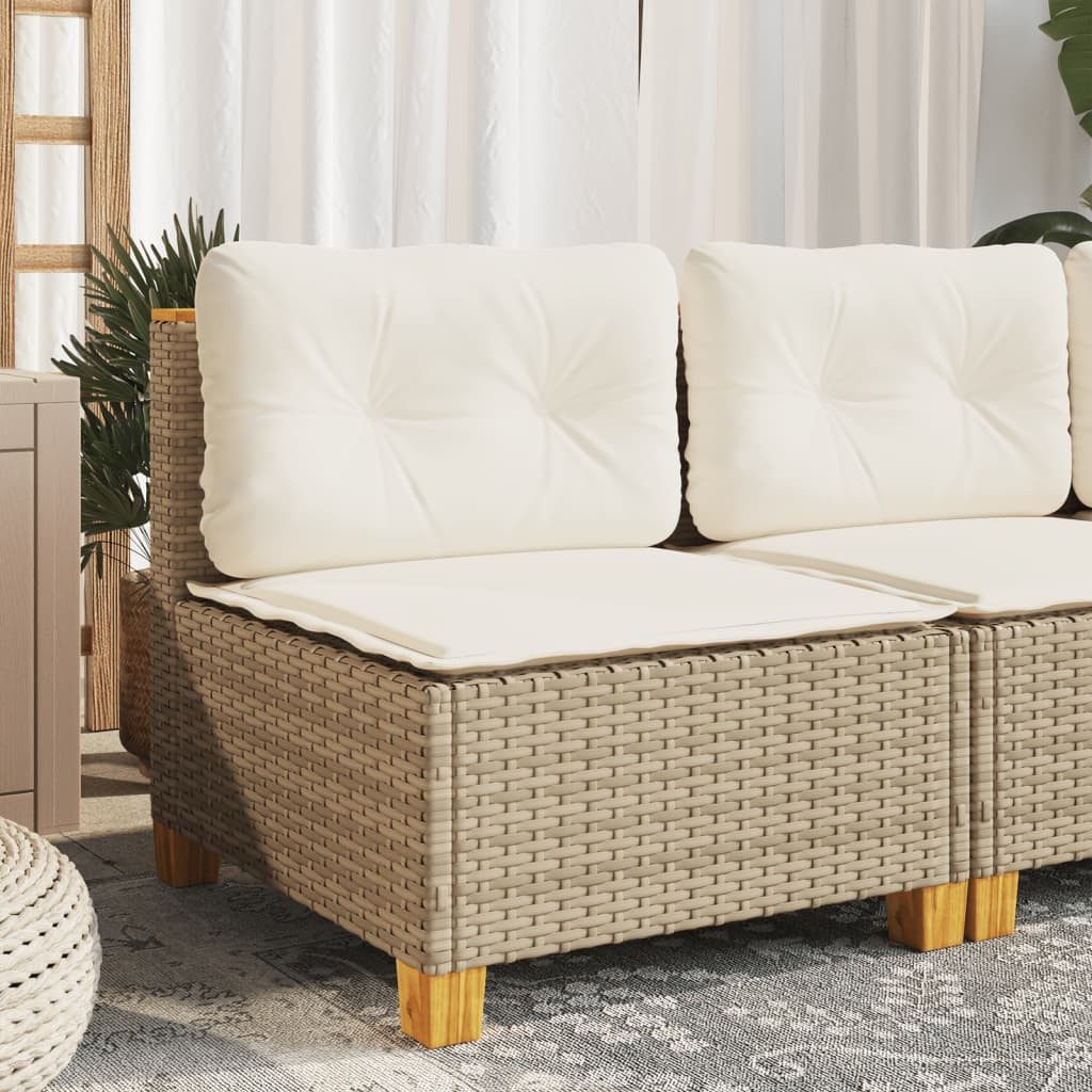 vidaXL Loungesofa Gartensofa ohne Armlehnen mit günstig online kaufen
