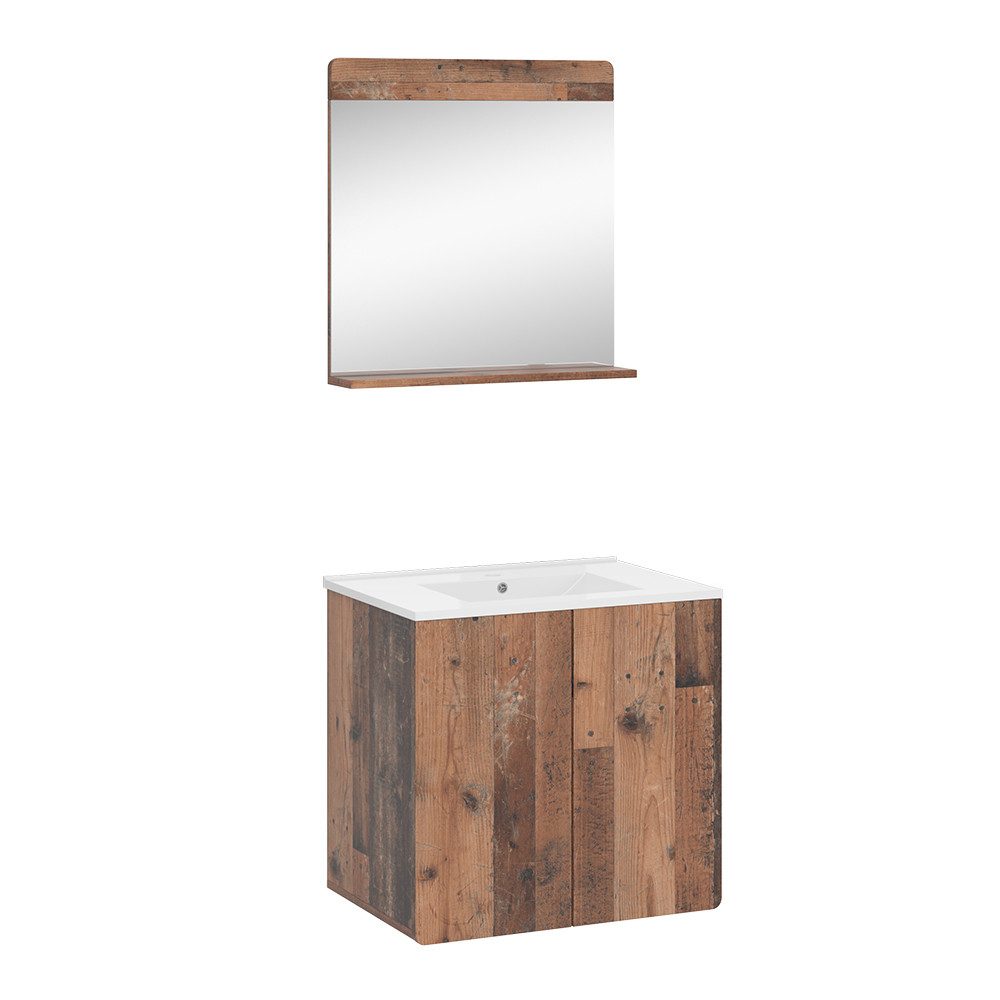 Vicco Badmöbel-Set Izan, Oldstyle, 3 Teile günstig online kaufen