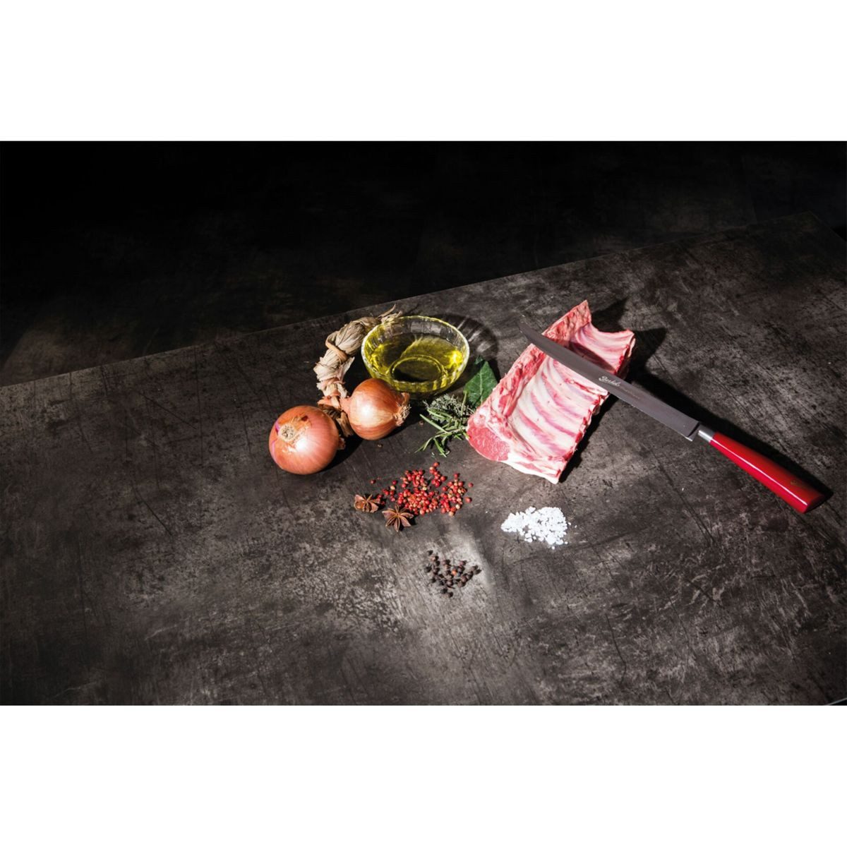 Berkel Zubereitungsmesser Elegance Red Roast-Set 3-tlg.