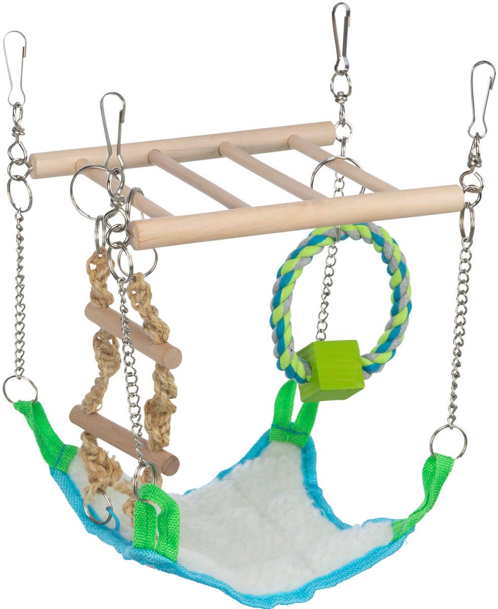 TRIXIE Kleintierhaus Hängebrücke - diverse - 17 × 22 × 15 cm