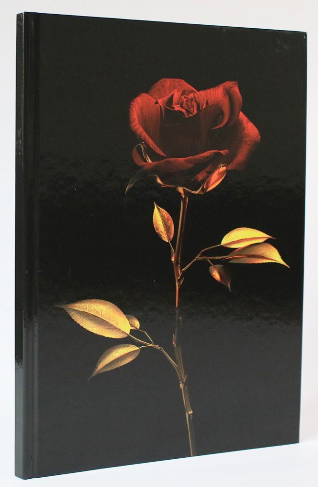 ADINA Notizbuch ADINA Notizbuch A4 fester Deckel Lineatur dotted elegante Rose