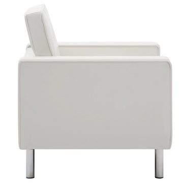 furnicato Sessel Weiß Kunstleder