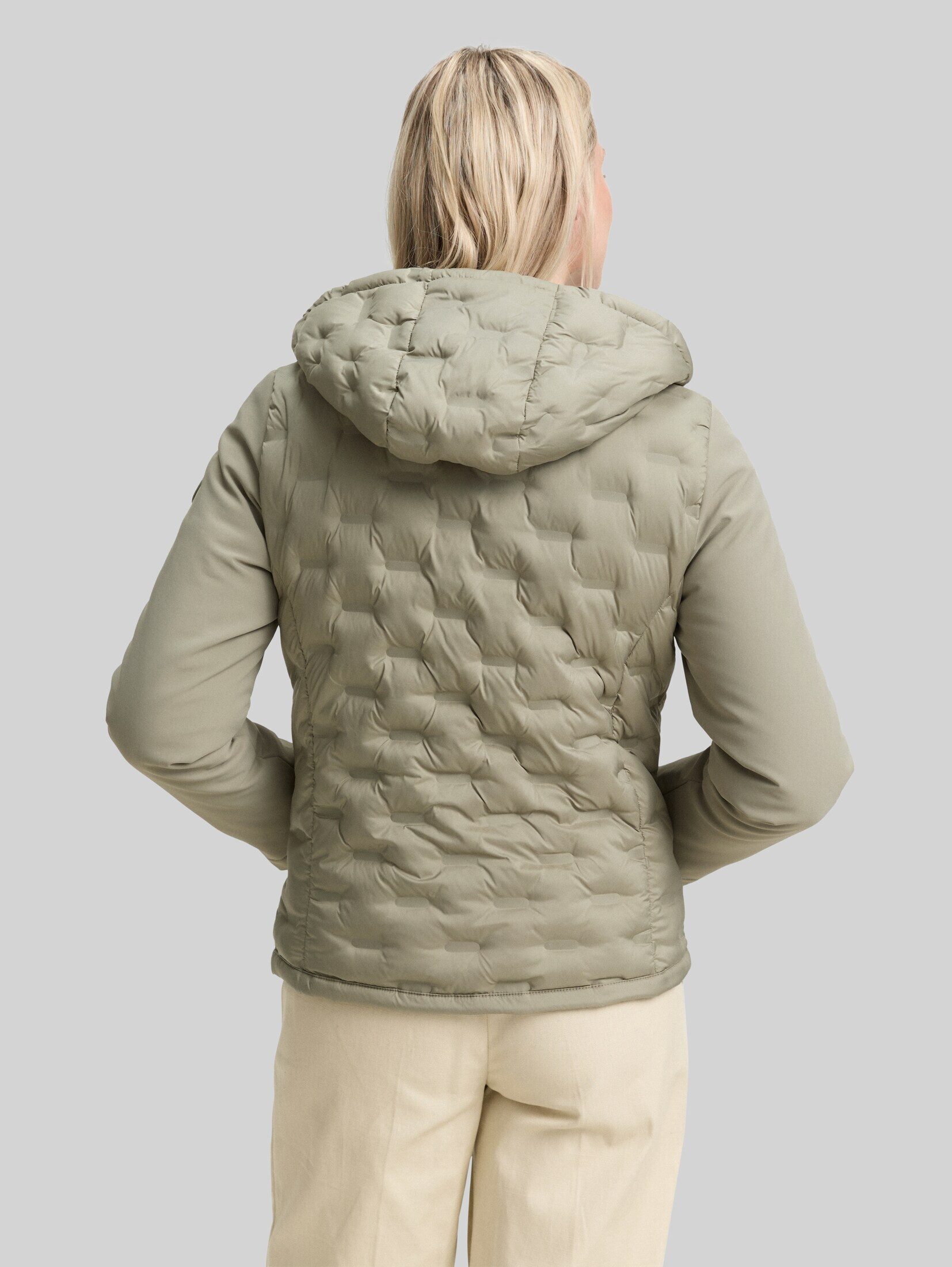 TOM TAILOR Steppjacke Jacken Hybrid Steppjacke mit Kapuze