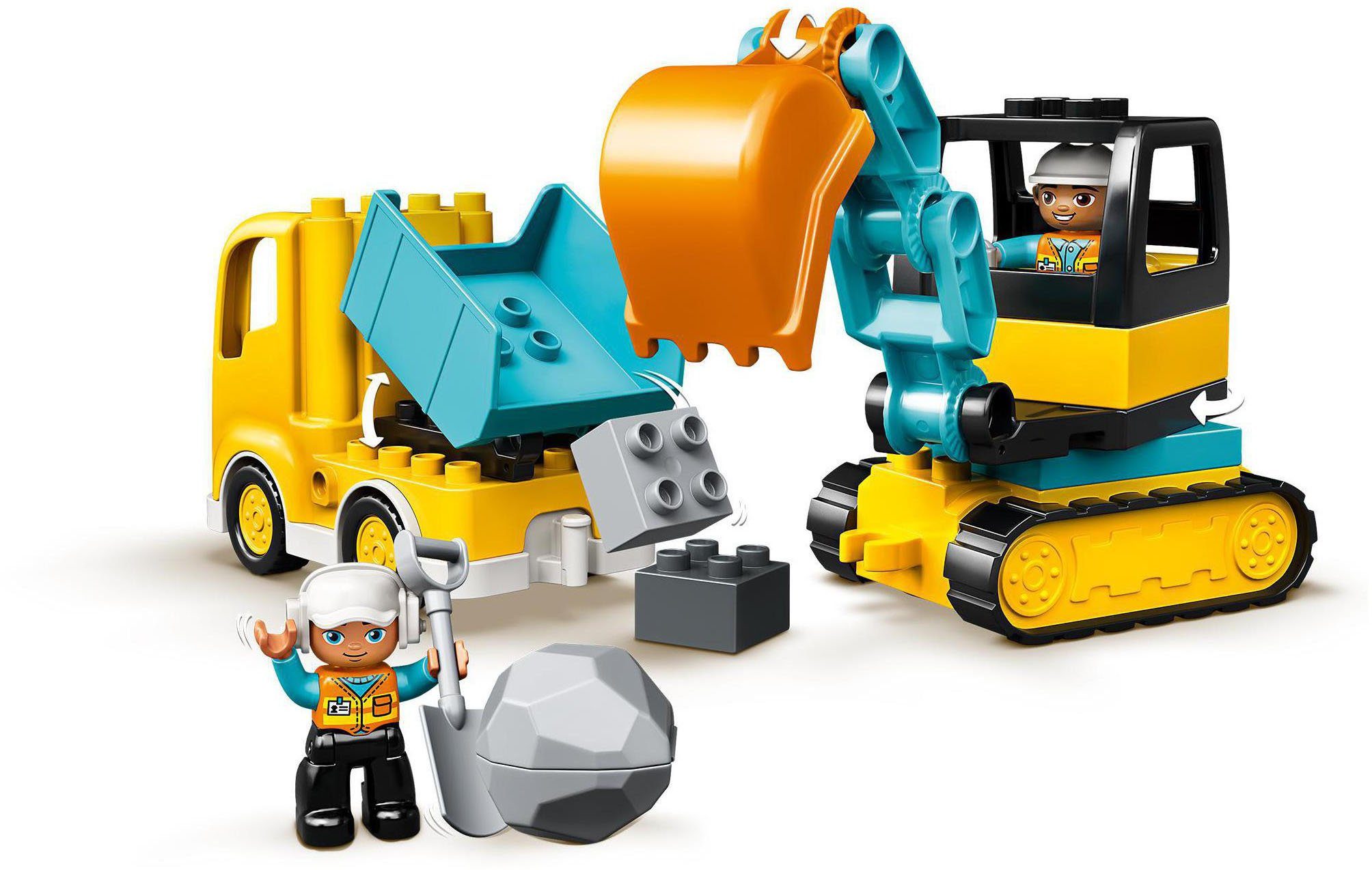 LEGO® Bagger und Laster (10931), LEGO® DUPLO® Town Konstruktionsspielsteine günstig online kaufen