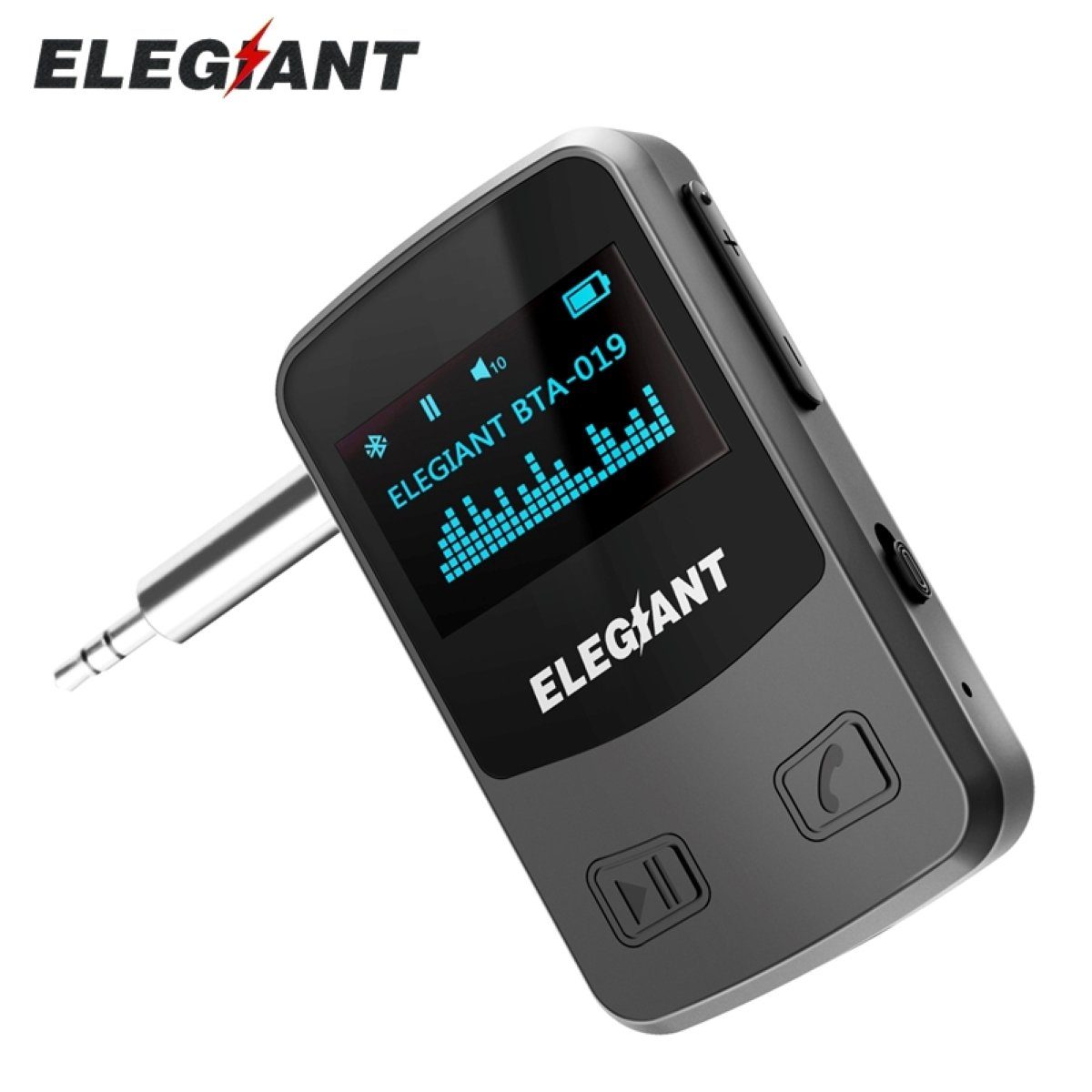 ELEGIANT BTA-019 Bluetooth Transmitter Störungsfreie Hi-Fi-Übertragung! Bluetooth-Adapter, einzigartige Störungsfreie Hi-Fi Übertragung, Bluetooth