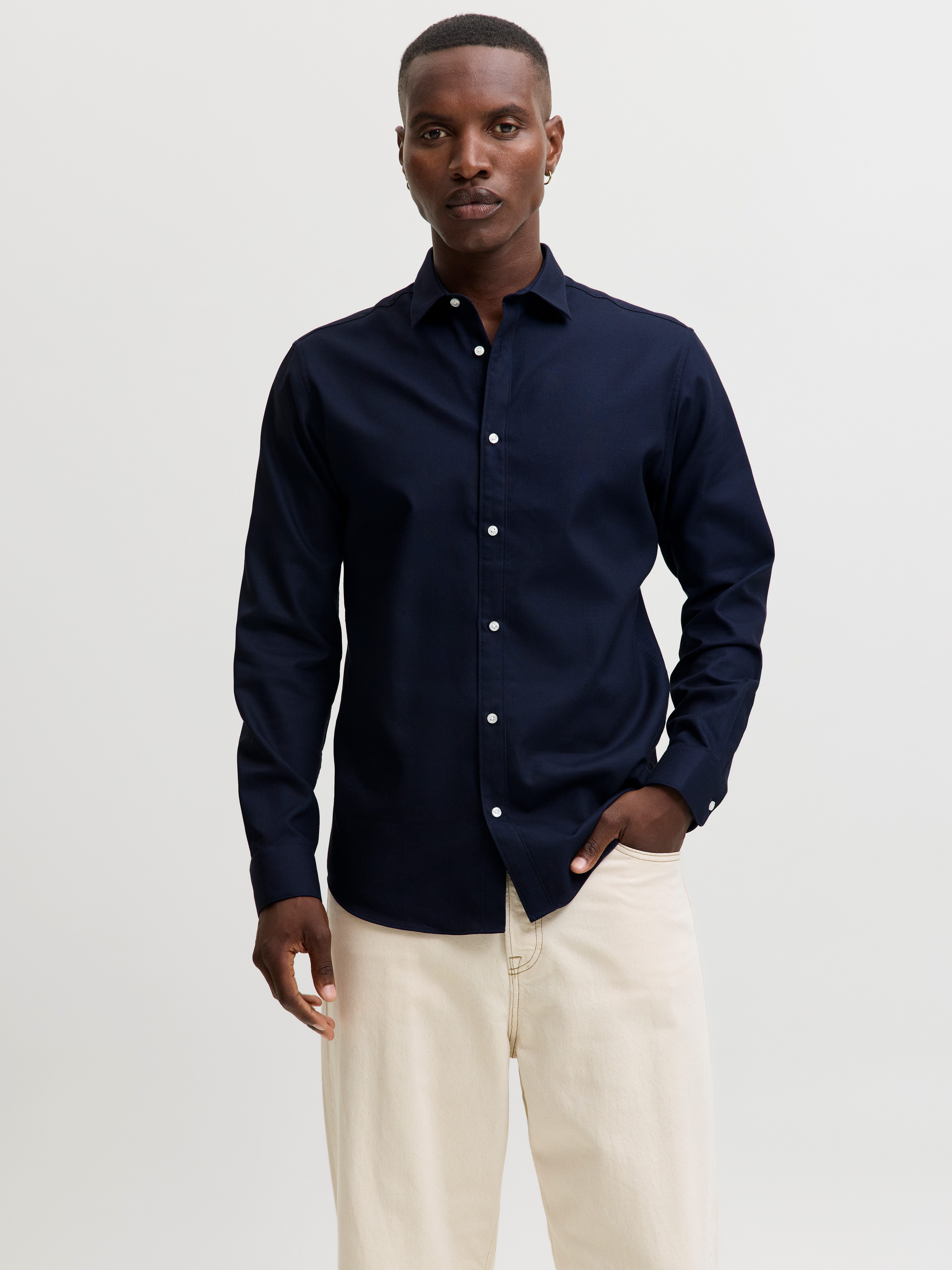 Langarmhemd JJJOE STRUCTURE SHIRT L/S