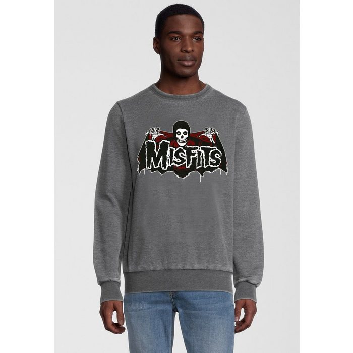 Recovered Sweatshirt Misfits Bat LogoMens