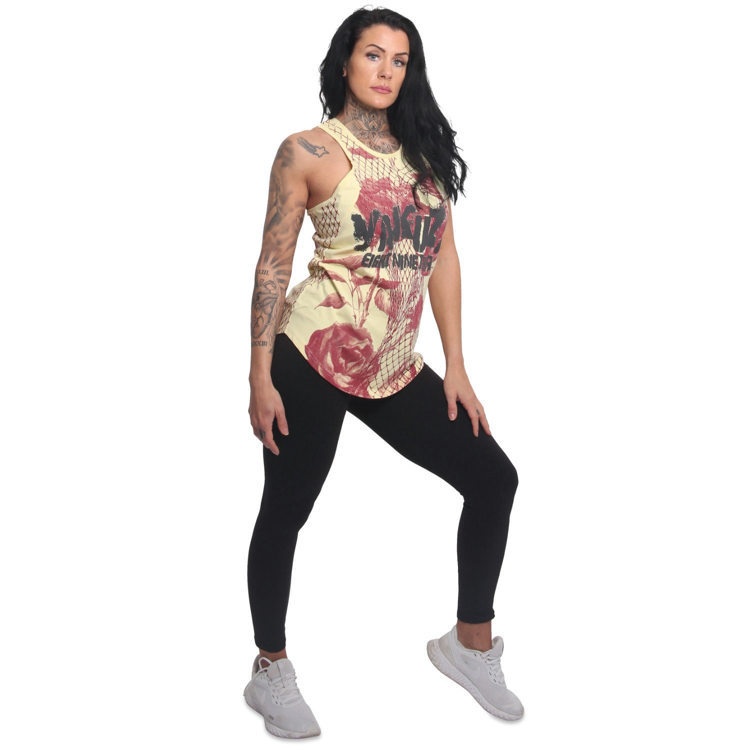 YAKUZA Tanktop Mesh Rose
