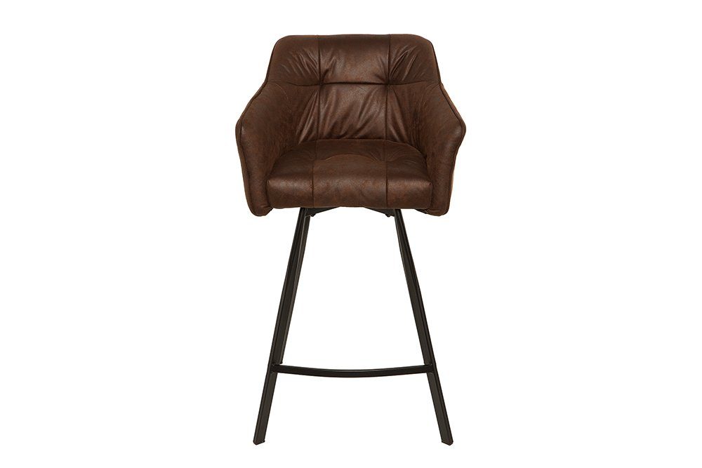 riess-ambiente Barhocker LOFT 100cm antik braun, mit Fußablage