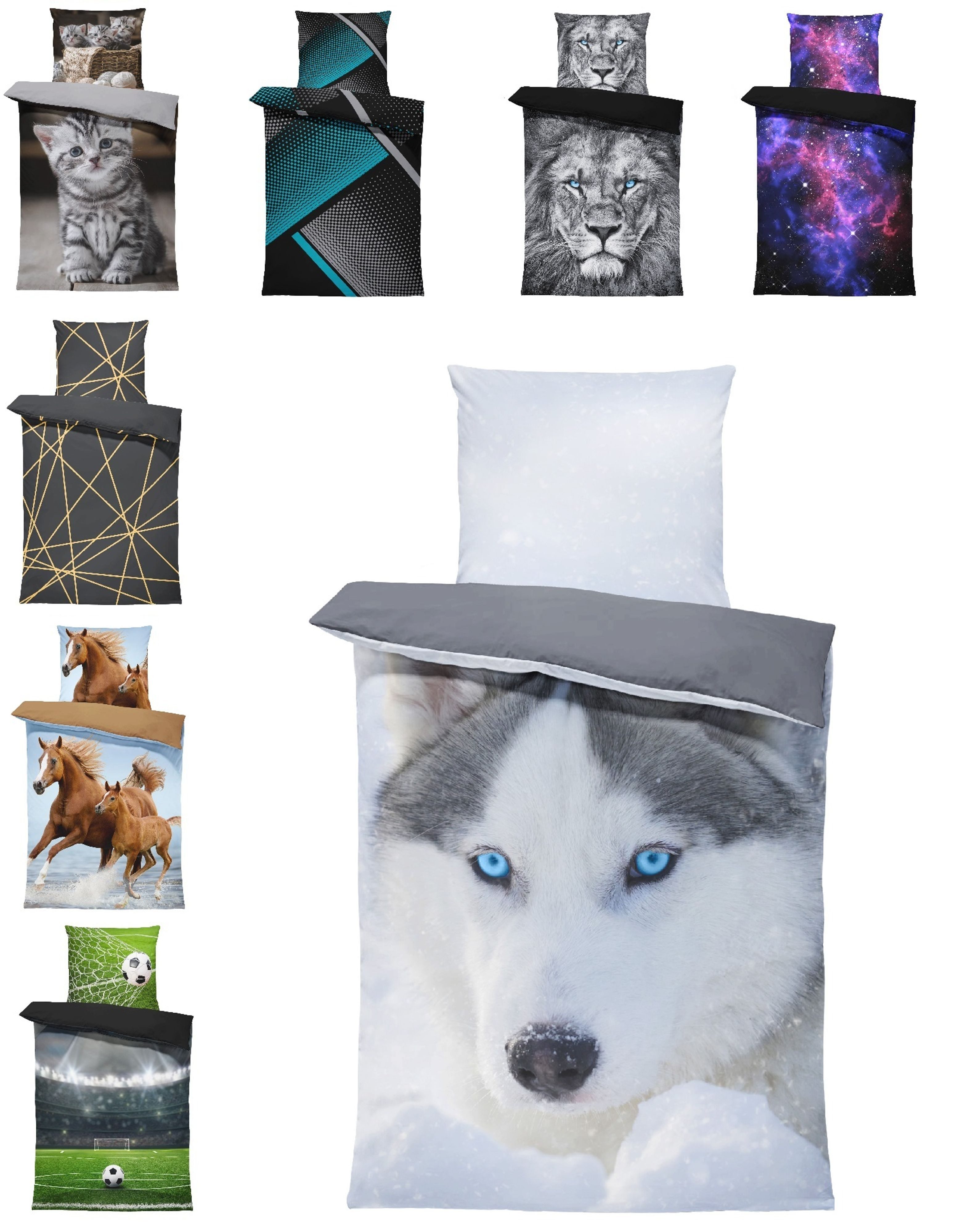 One Home Bettwäsche Fotodruck, Mikrofaser, 4 günstig online kaufen