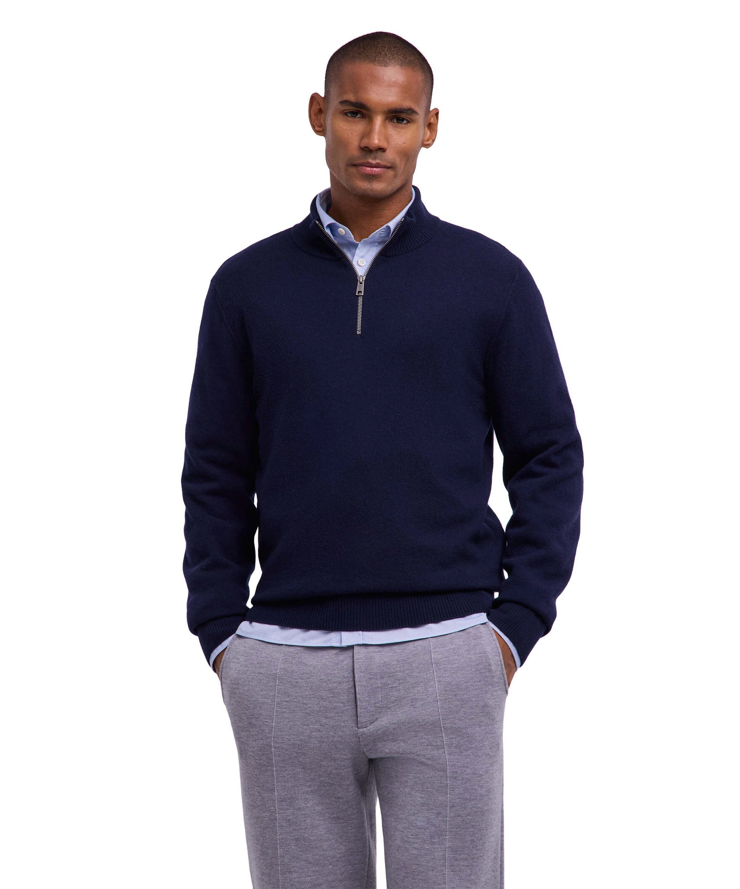 Strickpullover Pure Lambswool Pullover aus extrafeiner Lambswool