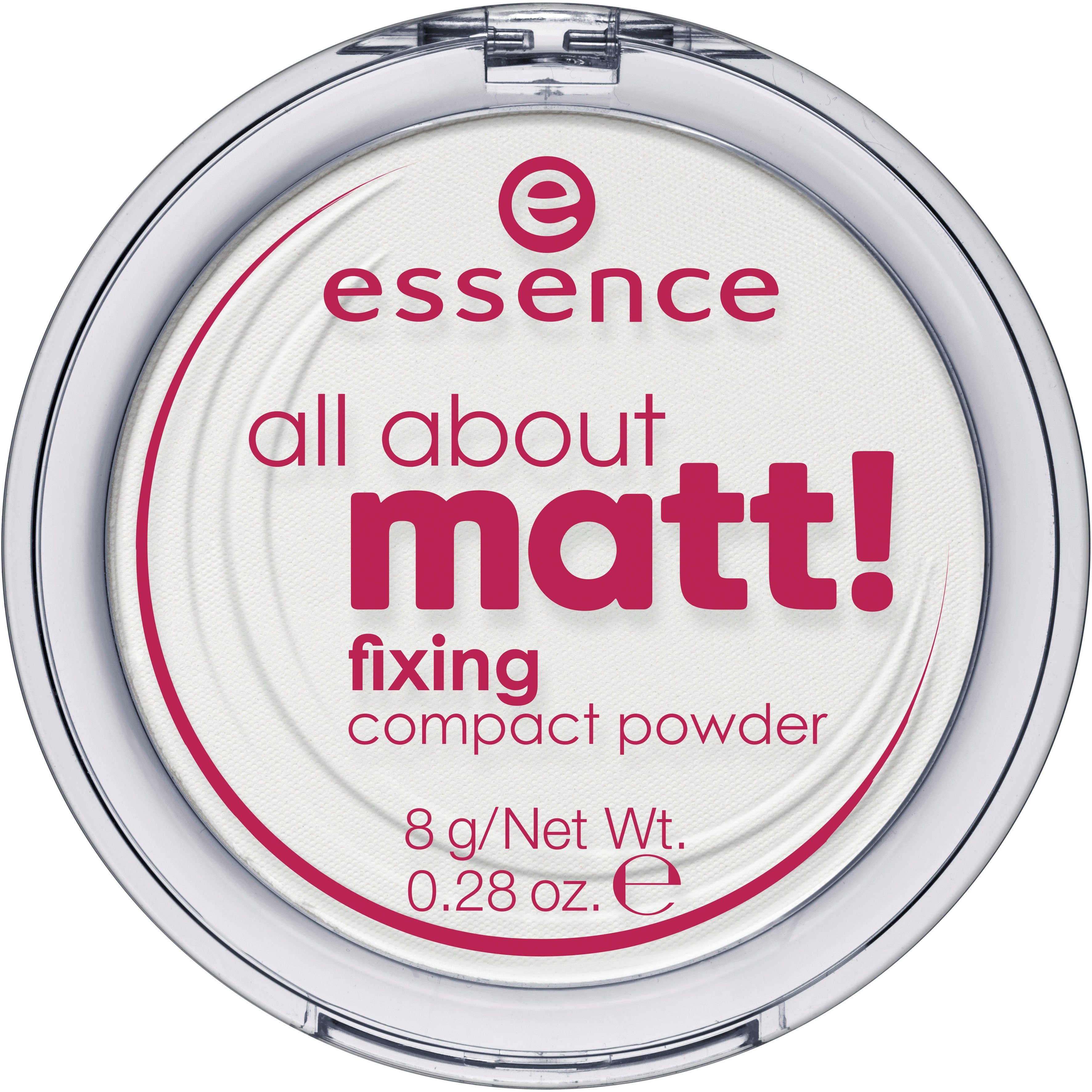 Puder matt! 3-tlg. all Essence compact about powder, fixing