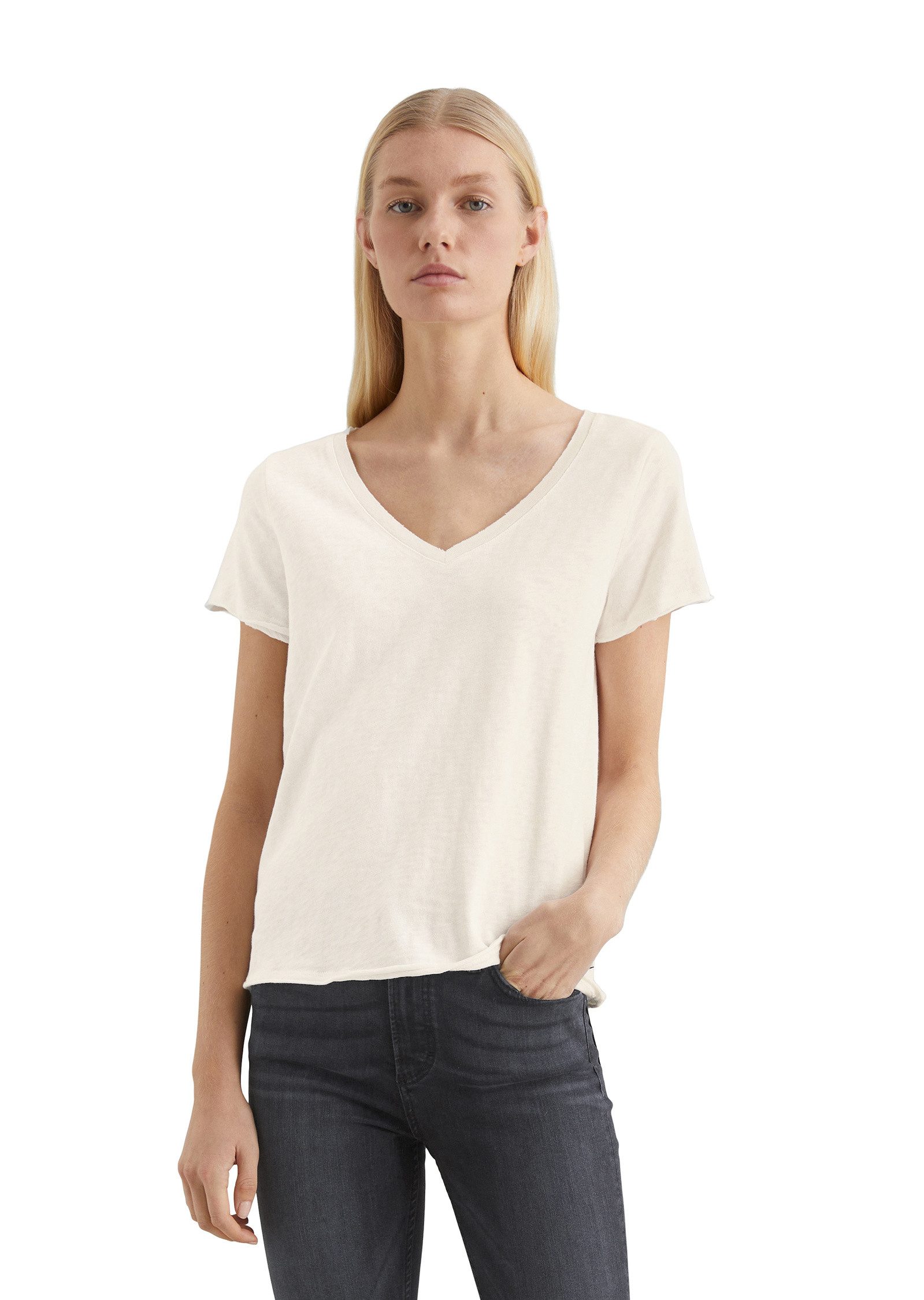 Marc O'Polo DENIM T-Shirt aus Organic Cotton Slub Jersey