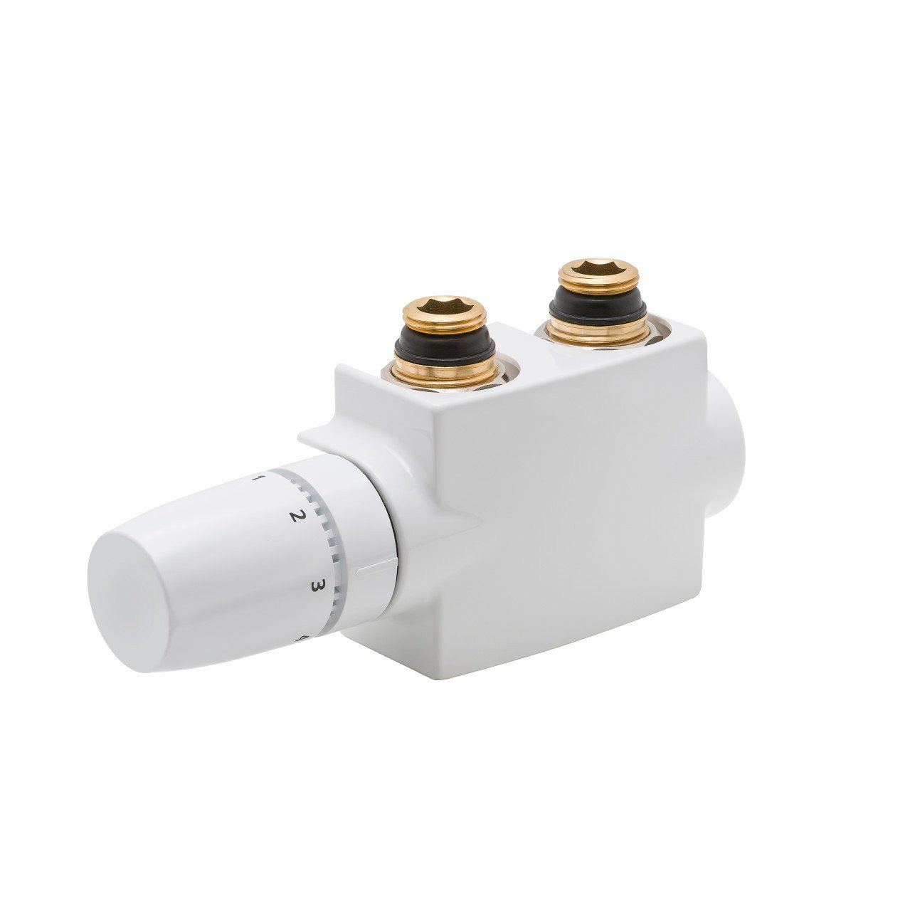 Schulte Heizkörperthermostat Schulte Mittelanschlussgarnitur + Blende