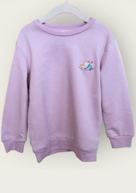 Noah's Ark Sweatshirt Pullover für Kinder Flieder aus Baumwolle 100% Baumwolle, in Unifarben