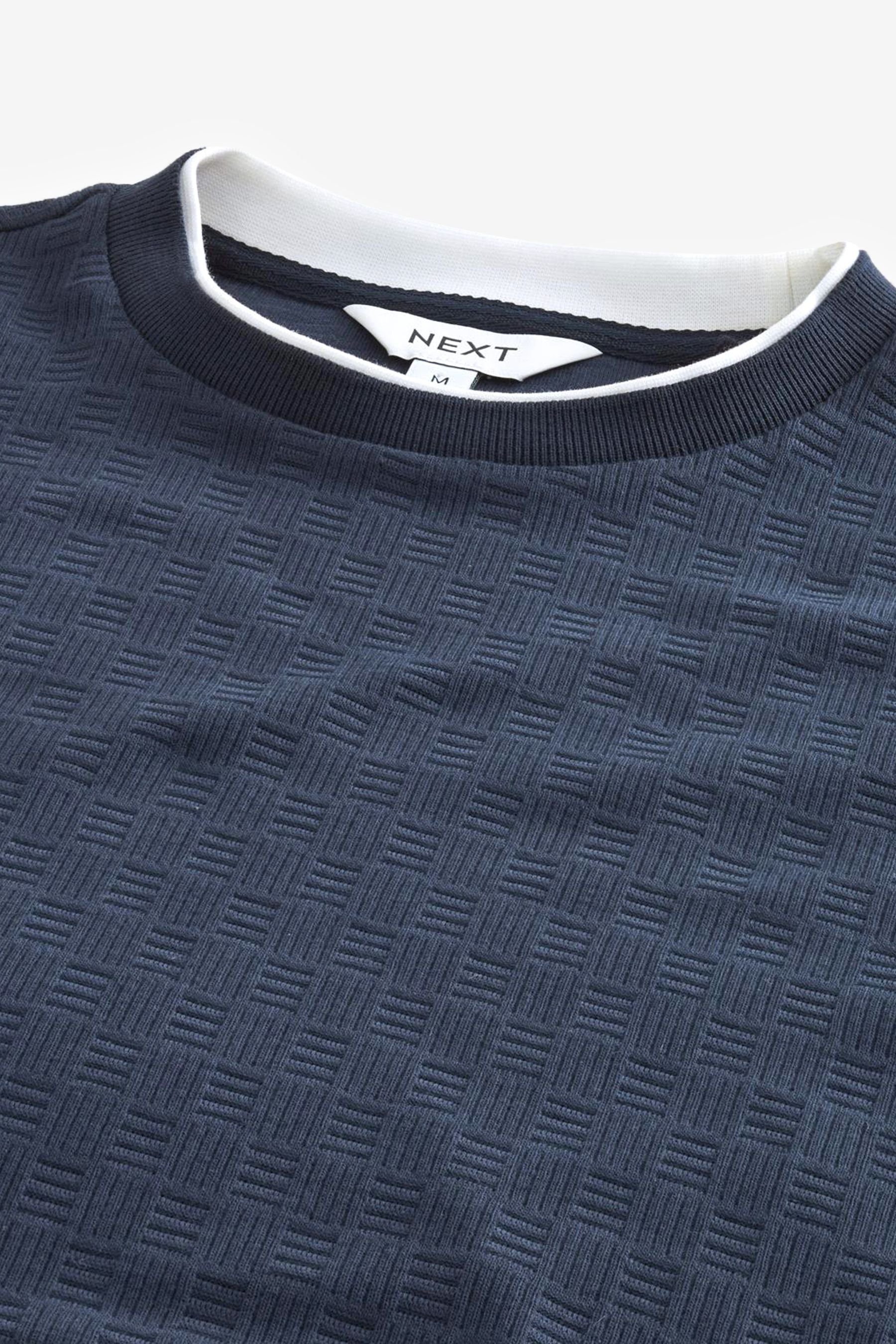 Langärmeliges Navy Next T-Shirt Blue (1-tlg) Lagenlook Langarmshirt im