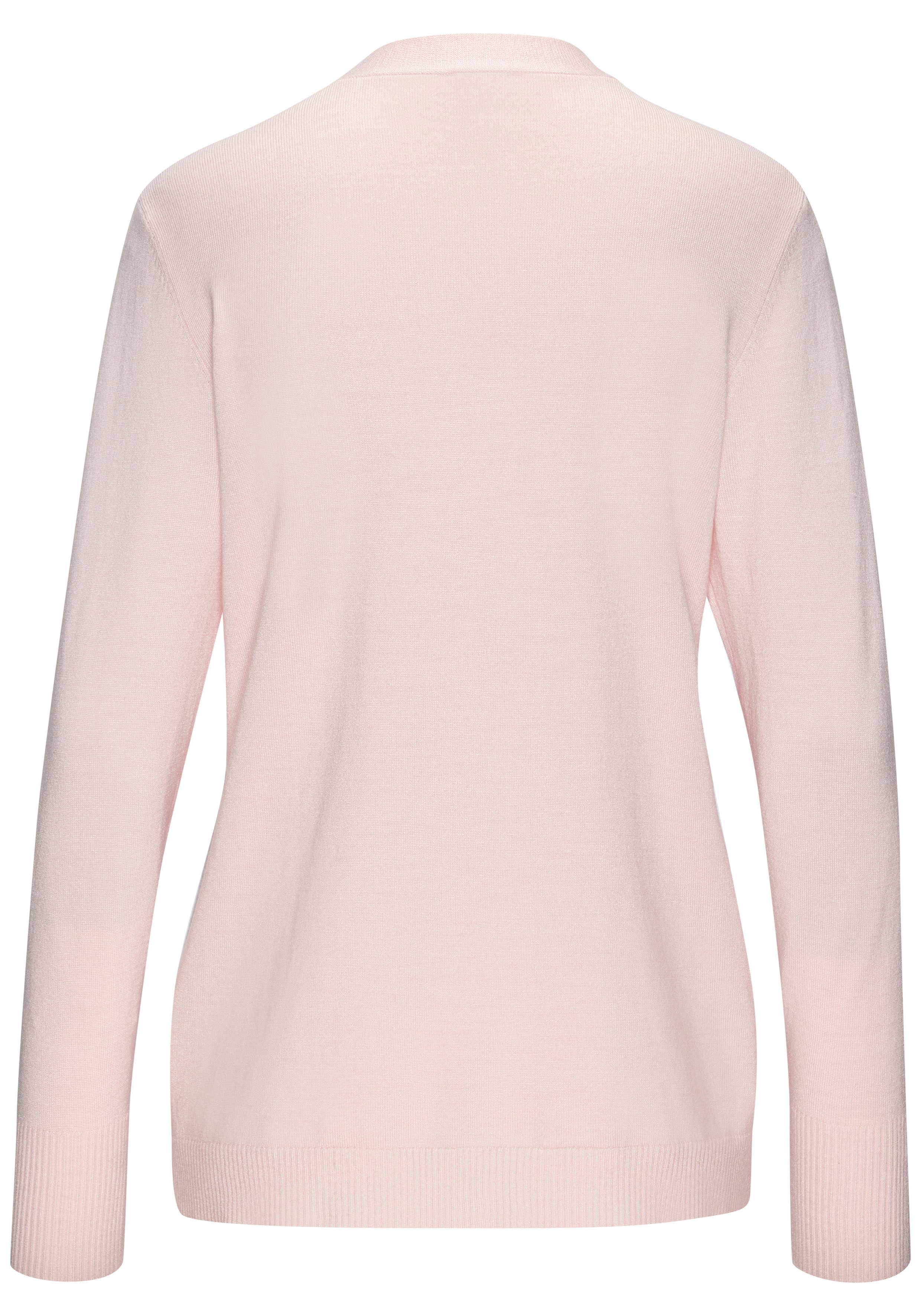 LASCANA Cardigan aus Feinstrick-Qualität, leichte Strickjacke, Basic – Bild 2 von 4