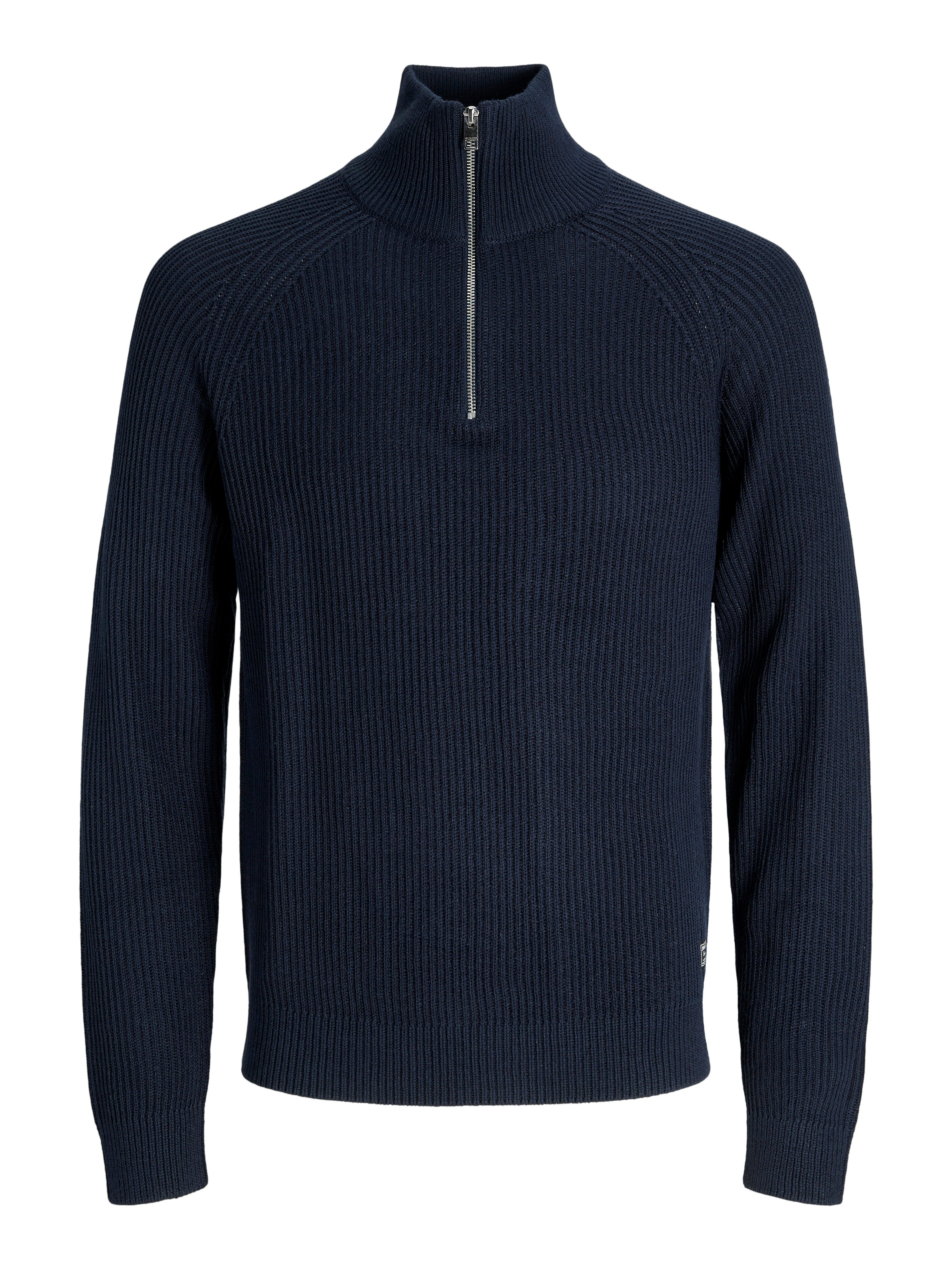 Jack & Jones PlusSize Troyer JJPANNEL KNIT HALF ZIP AW25 PLS günstig online kaufen