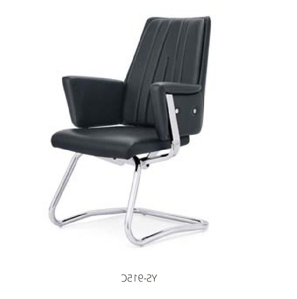 Xlmoebel Freischwinger XLMOEBEL Kunstlederstuhl Schwarz - eleganter Sitzkomfort, Made in Europa