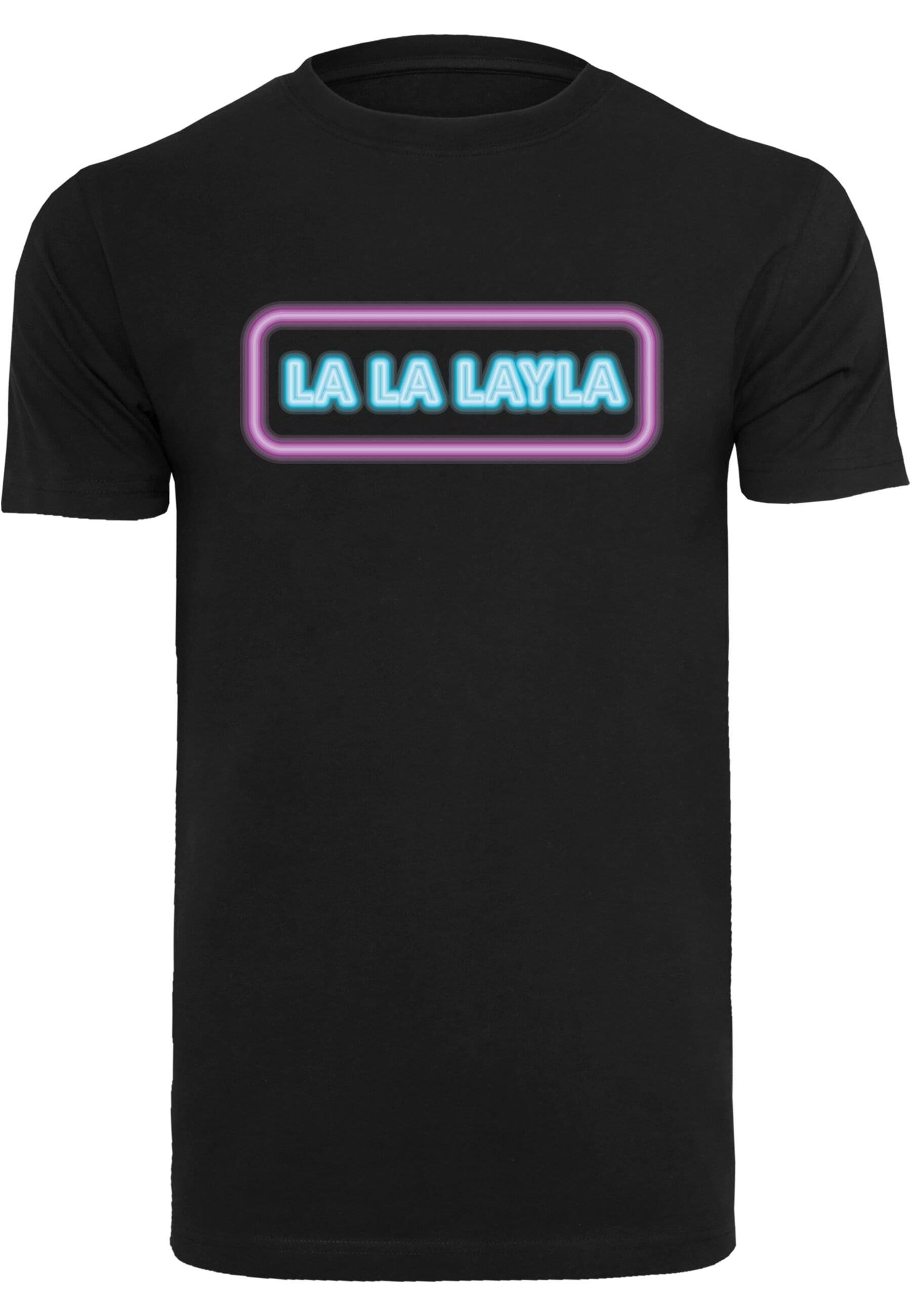 Merchcode T-Shirt Herren LA LA LAYLA T-Shirt (1-tlg) black