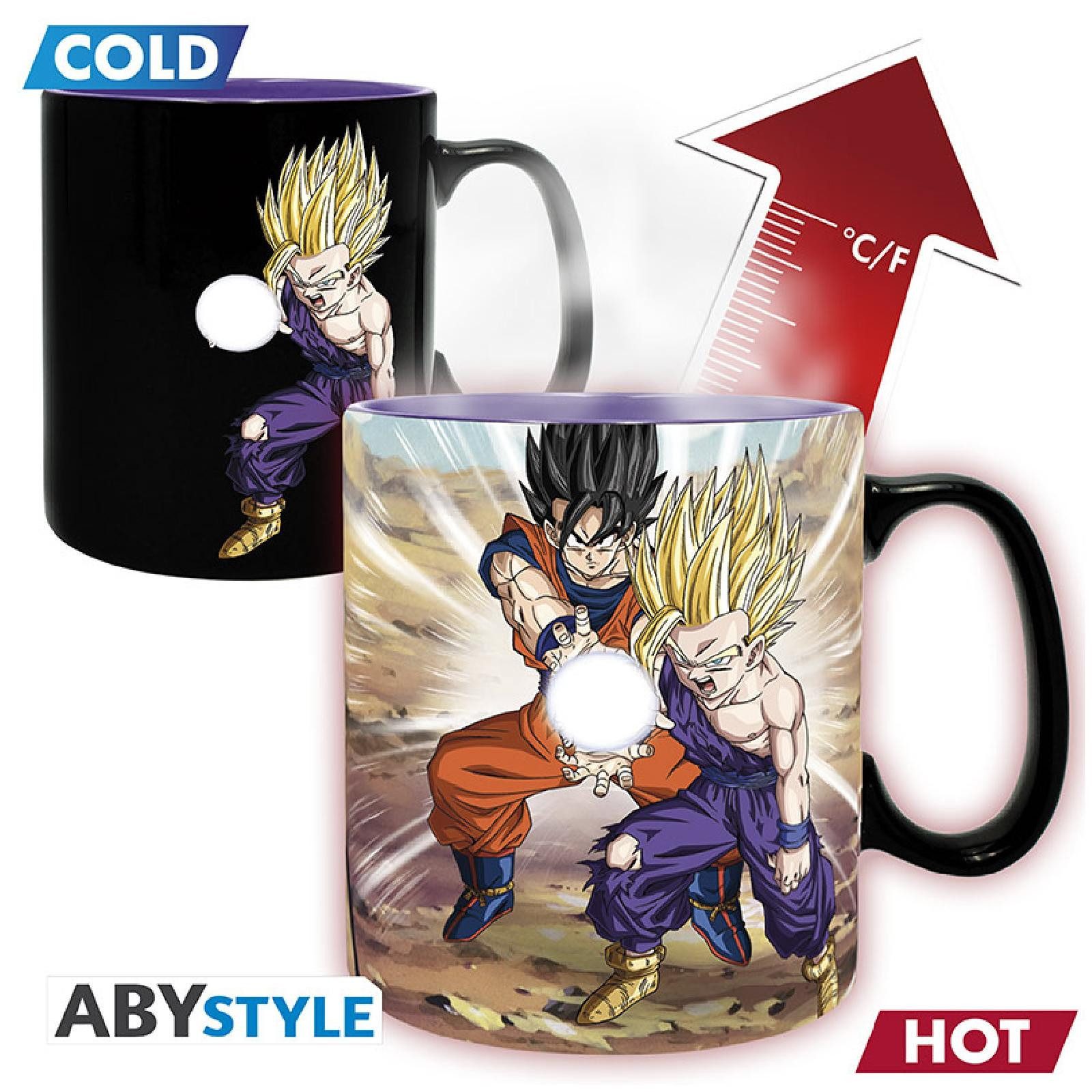 ABYstyle Tasse DRAGON BALL - Tasse Heat Change - 460 ml - DBZ/Gohan Cell