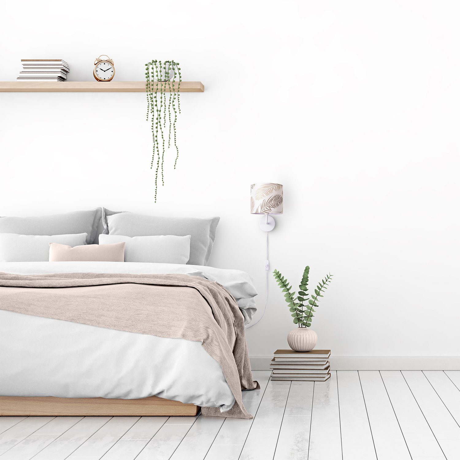 Paco Home Wandleuchte LUCA, ohne Leuchtmittel, Wandlampe Nachtlicht Kinder Deko Wohnzimmer Lampen Innen Jungle