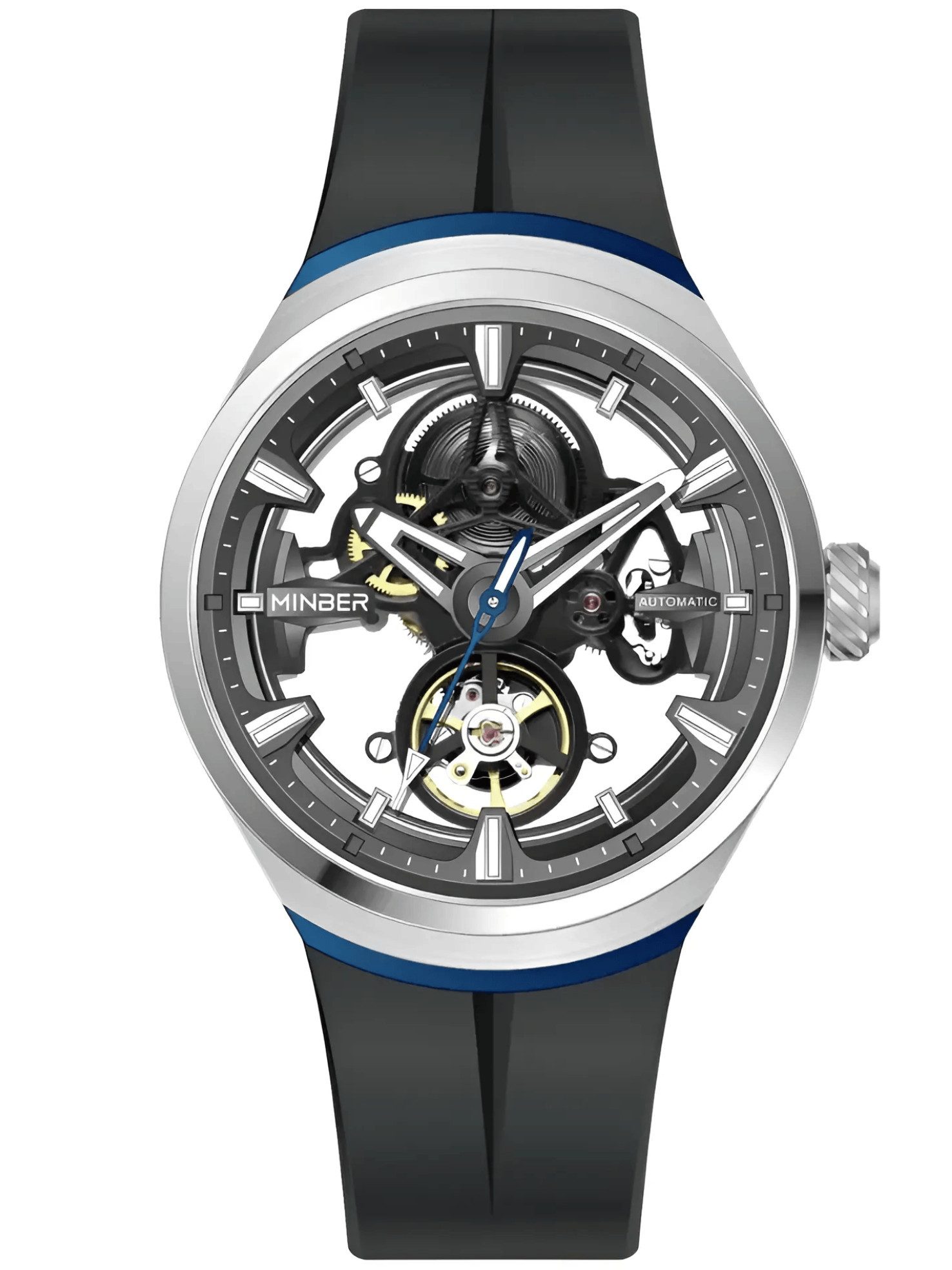 Automatikuhr Luxus Herrenuhr Skeletton Armbanduhr