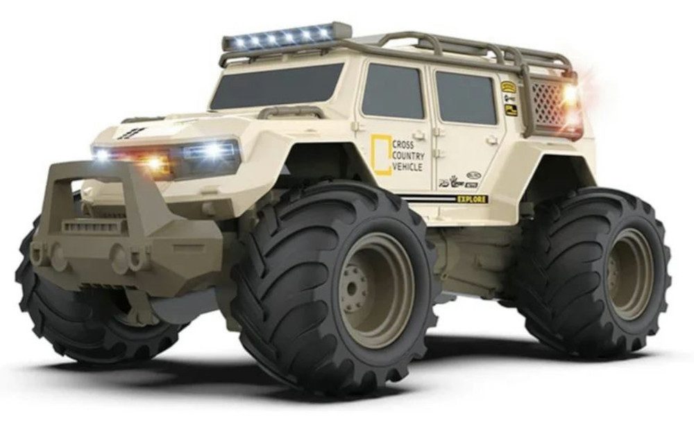 BruKa RC-Auto RC Amphibienfahrzeug RACOON 4WD Allrad Ferngesteuertes Auto, Monster Truck